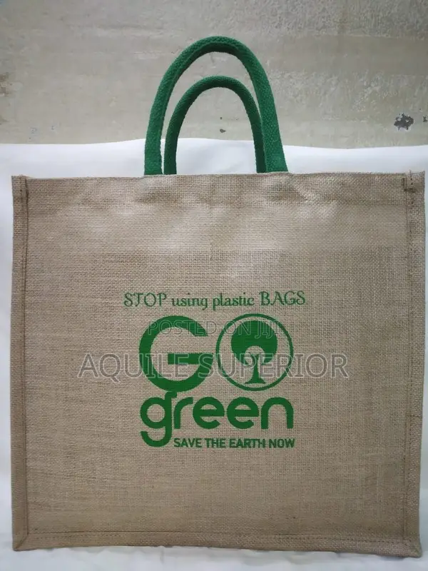 Printed Jute Bag for Community Outreach''