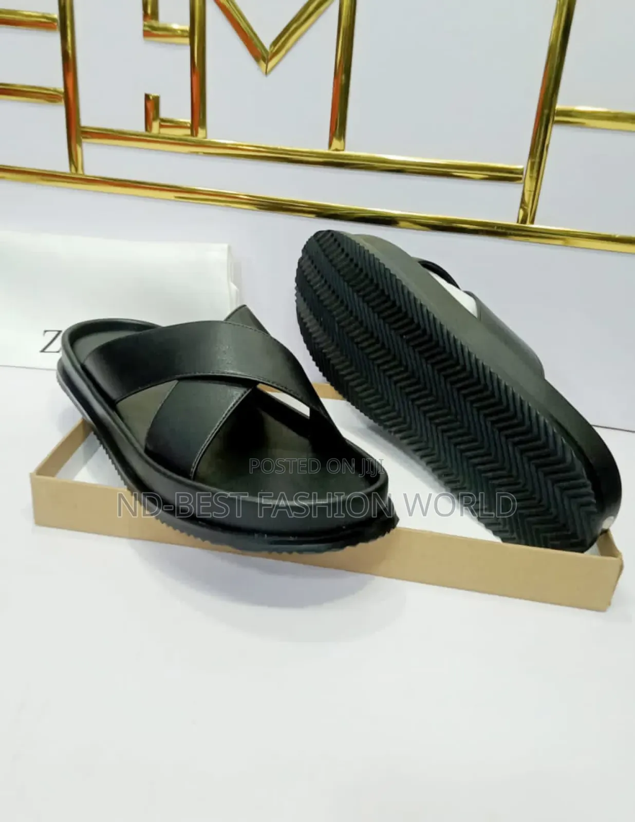 Prada Leather Slippers