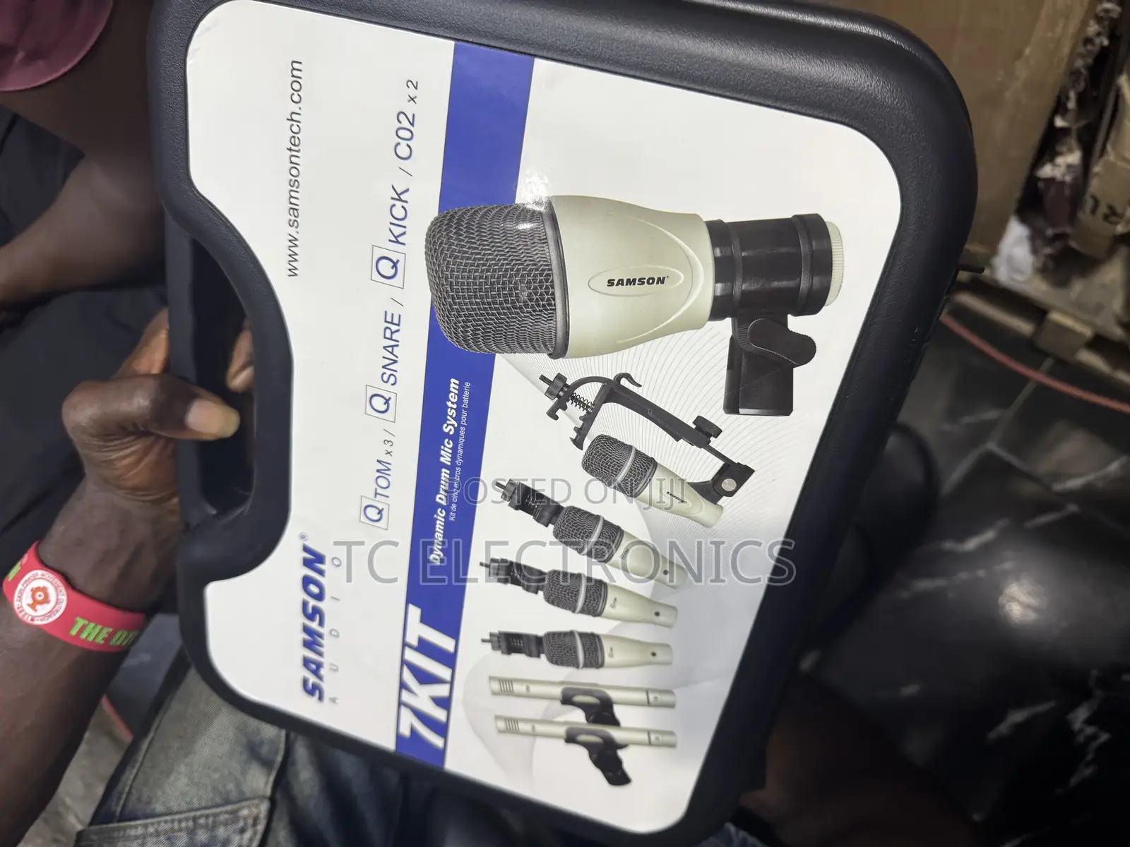 Original Dynamic Drum Mic Samson 7 Set Drum Microphone