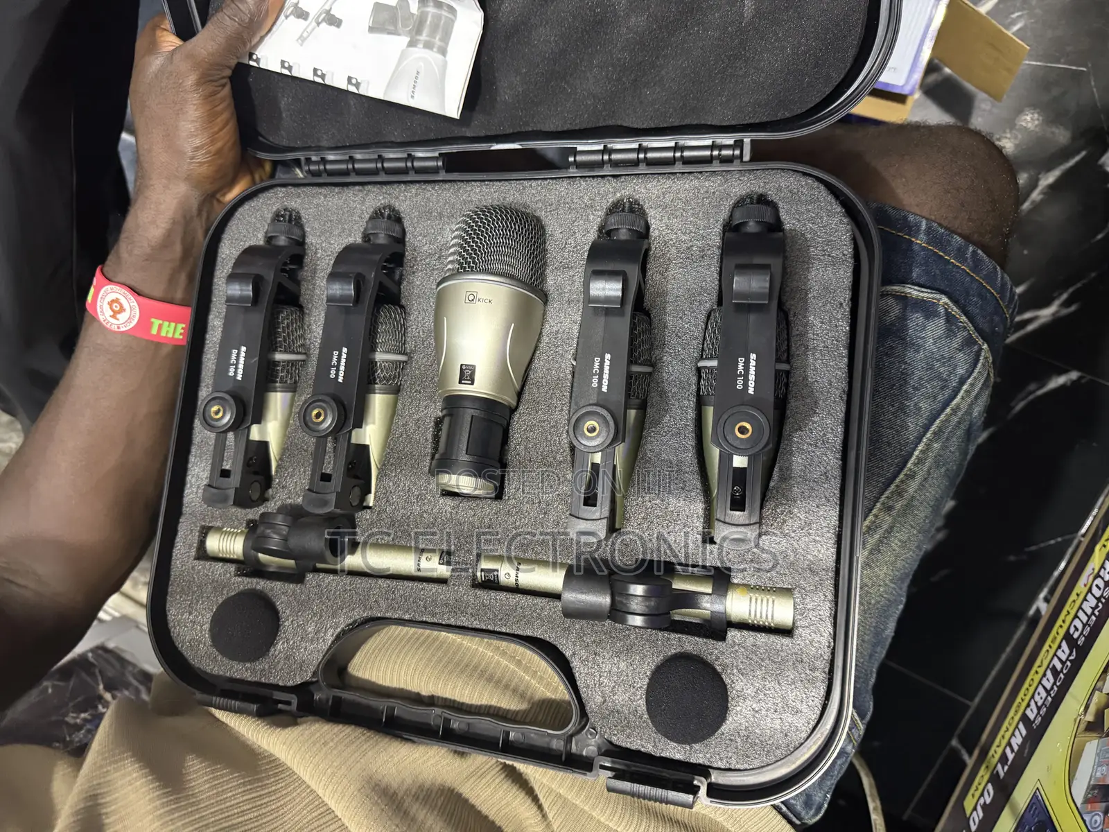 Original Dynamic Drum Mic Samson 7 Set Drum Microphone