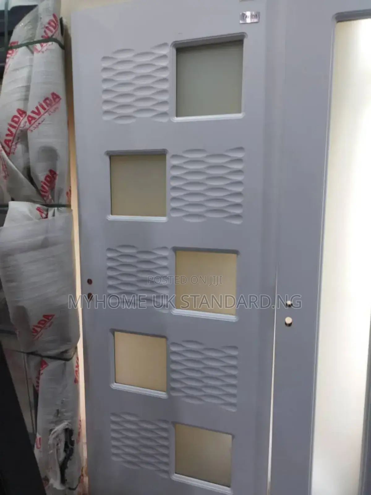 Modern Interior Kitchen Door With Glass