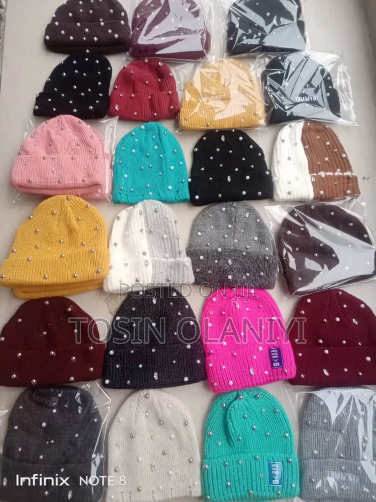 New Design Stoned Headwarmer/Beanie