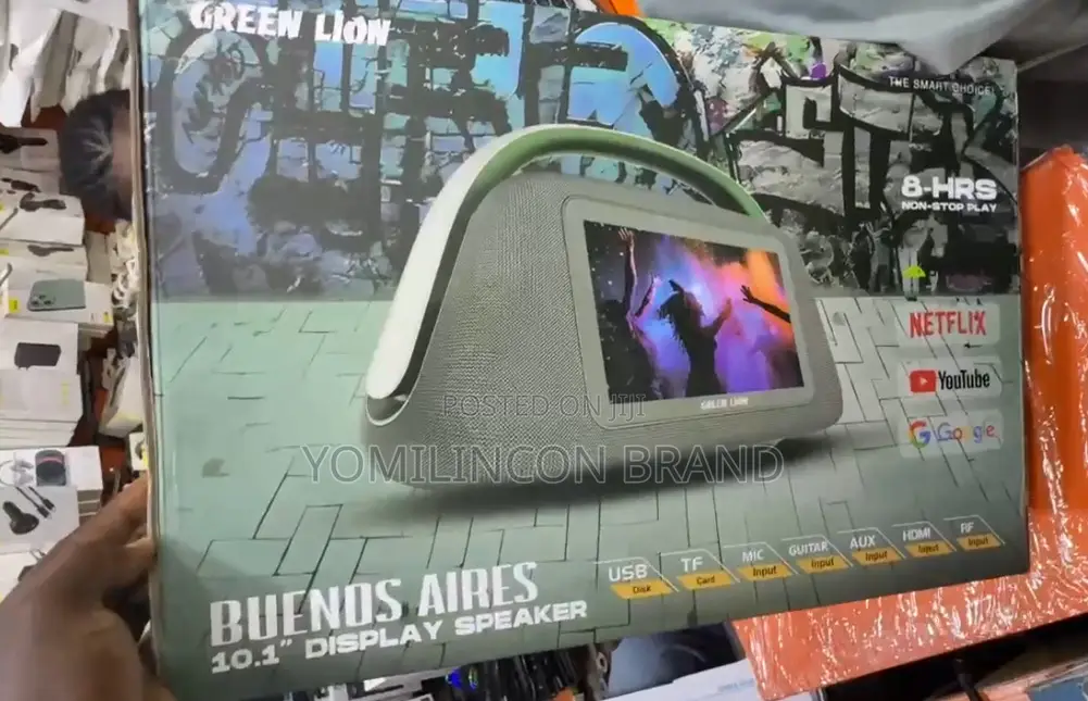 Green Lion Buenos Aires 10.1" Display Speaker, 80w Power