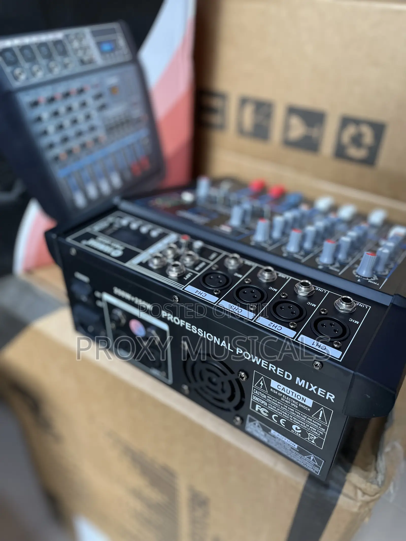 4-Channel Powered Mixer