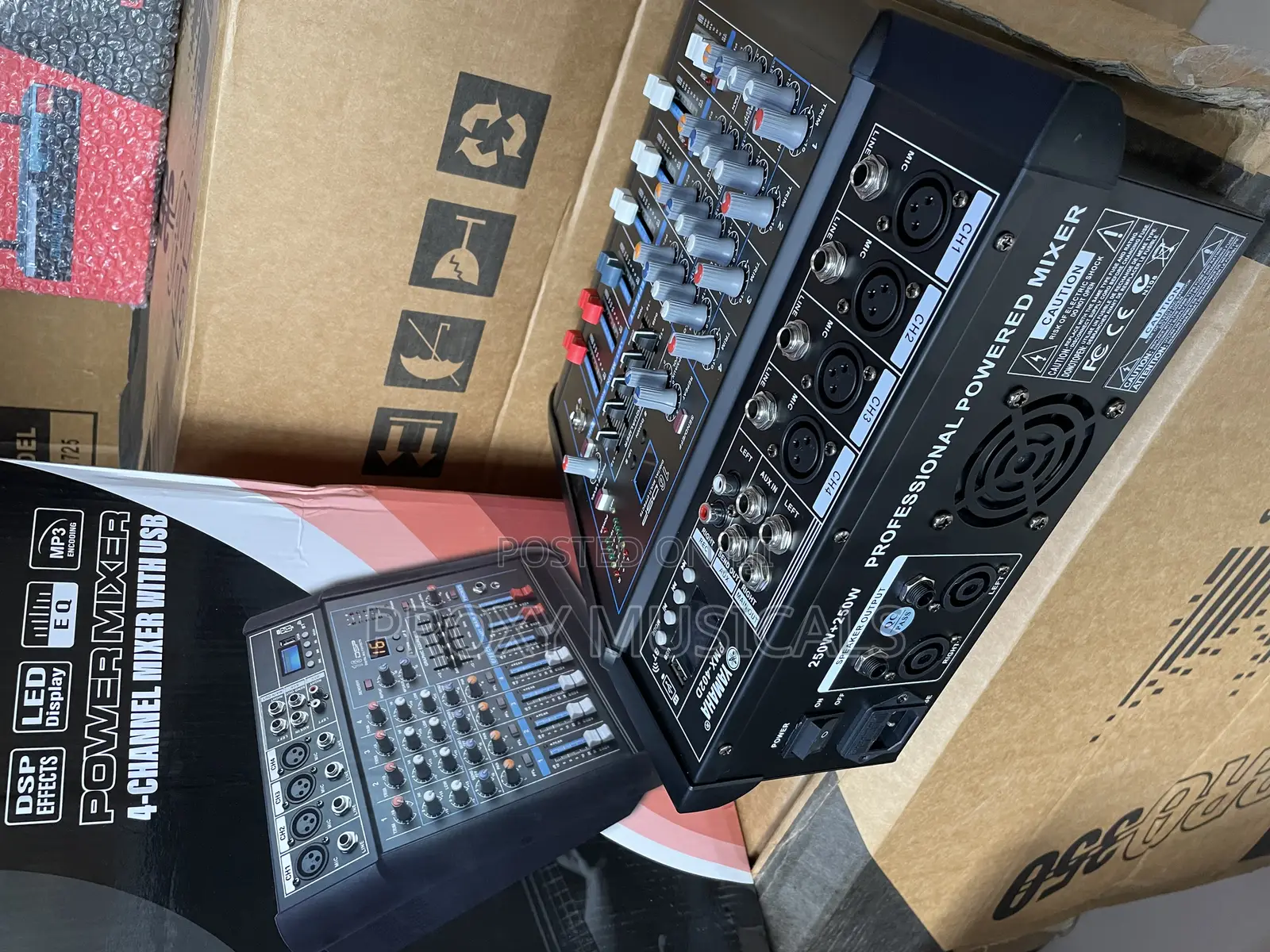 4-Channel Powered Mixer