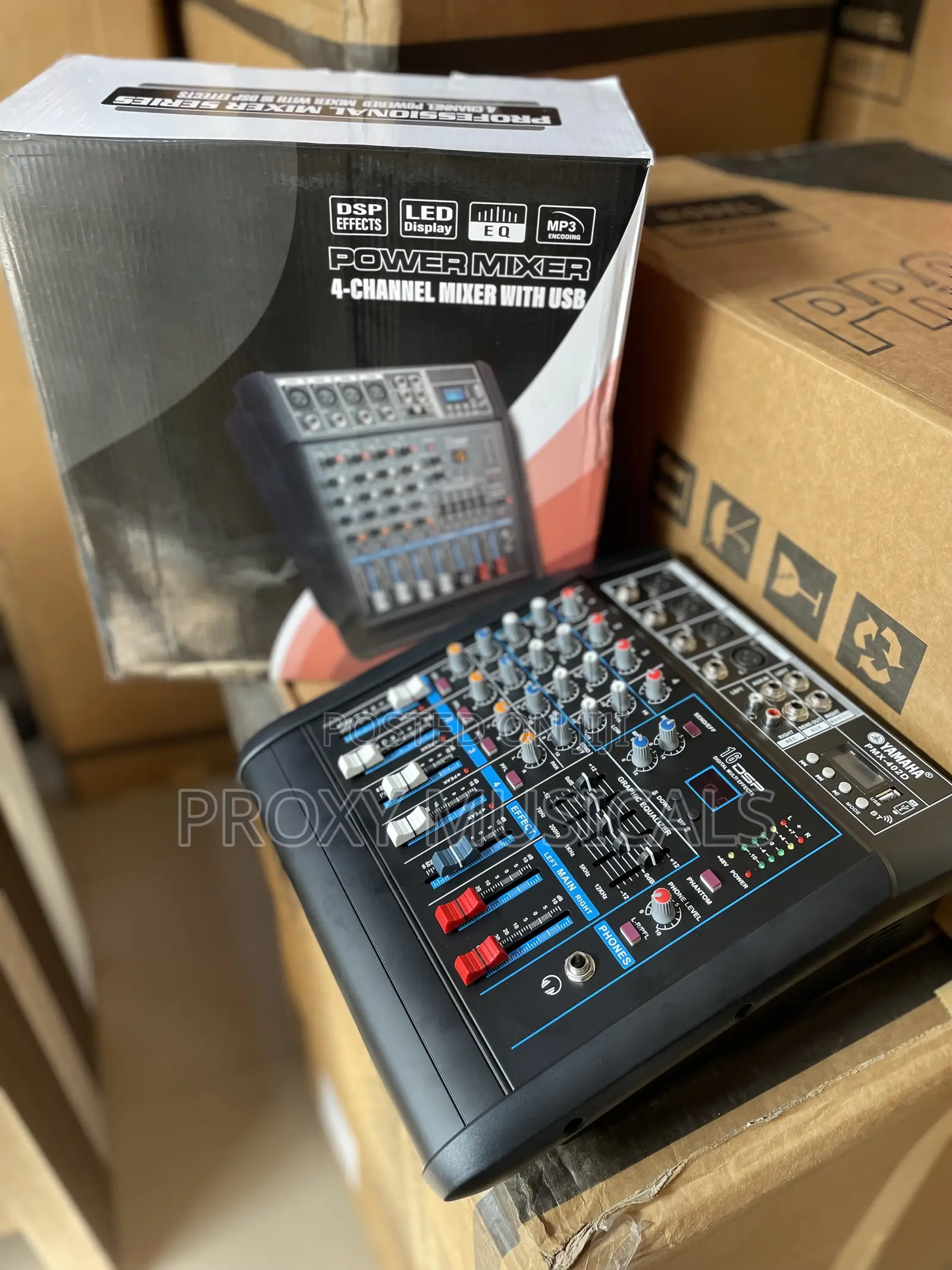 4-Channel Powered Mixer