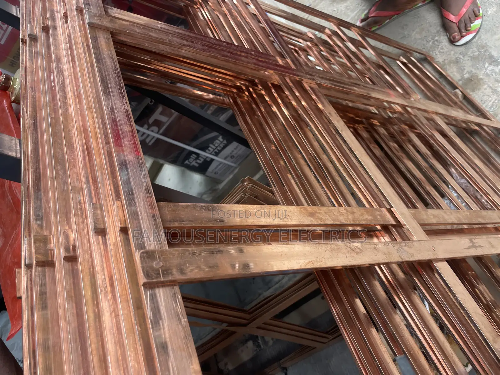 600x600 X3mm Copper Earth Mat / Earth Lattice