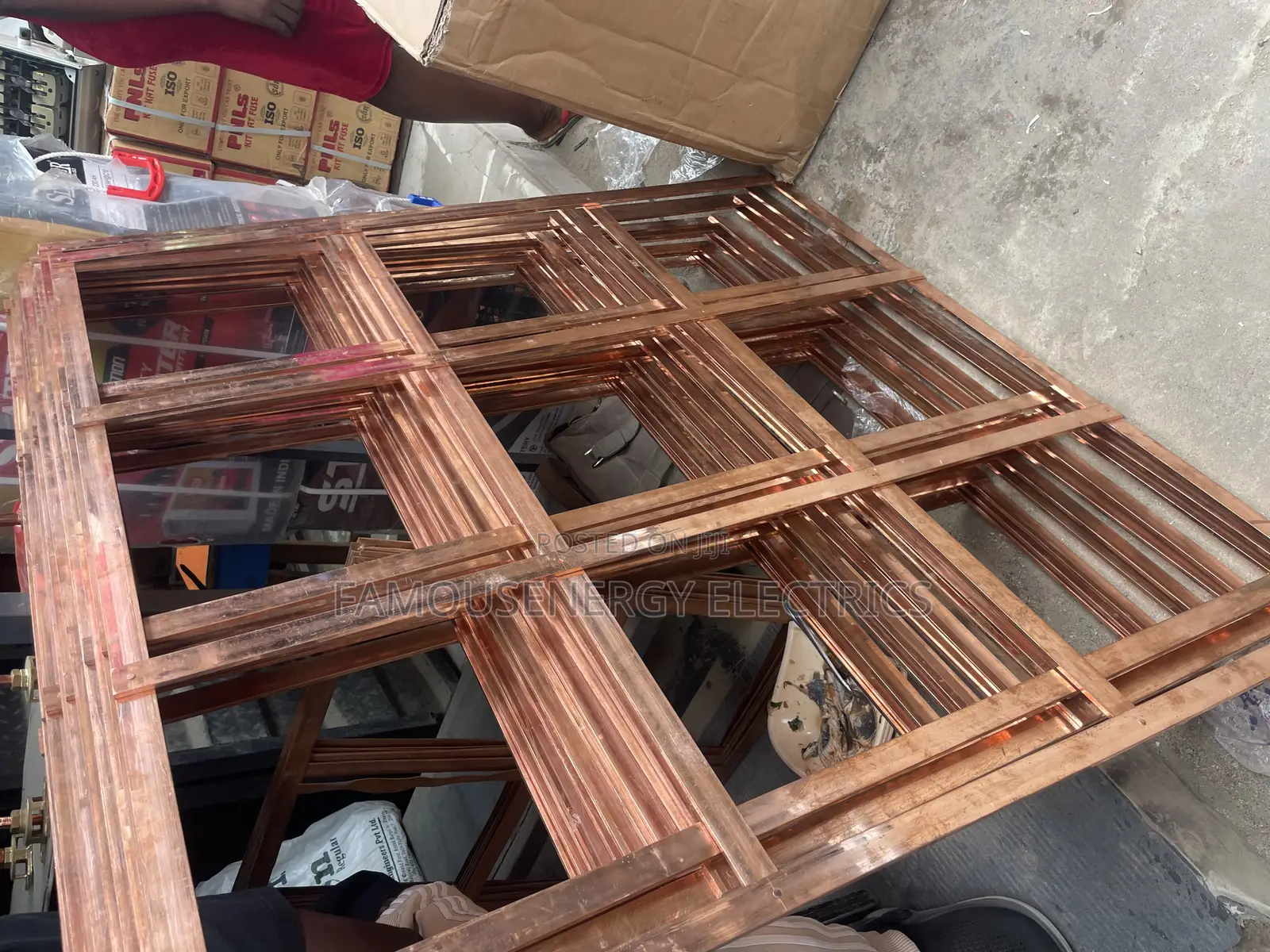 600x600 X3mm Copper Earth Mat / Earth Lattice