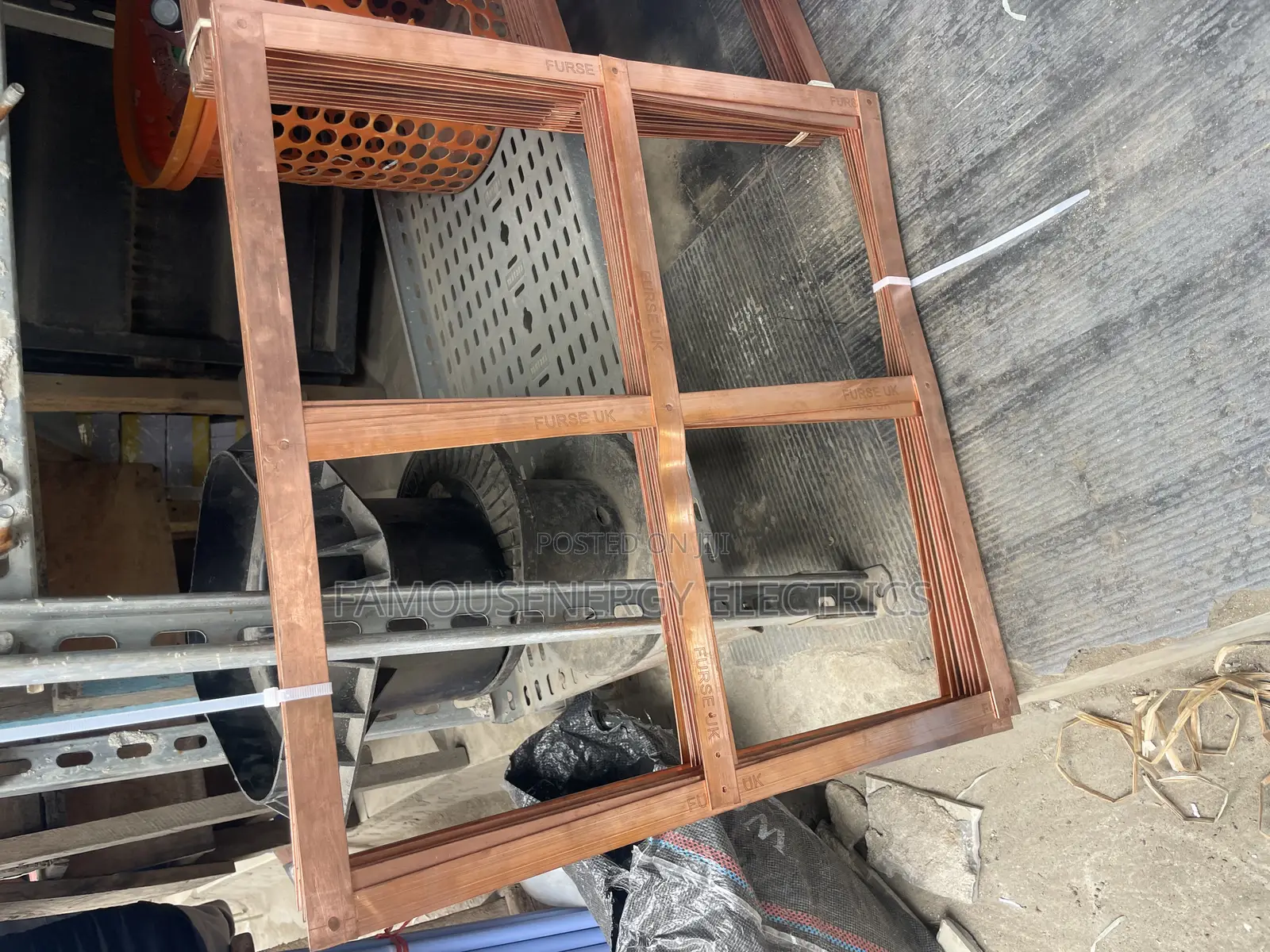 600x600 X3mm Copper Earth Mat / Earth Lattice