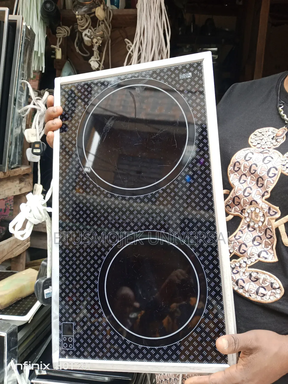Uk Used 2burners Electric Cooker