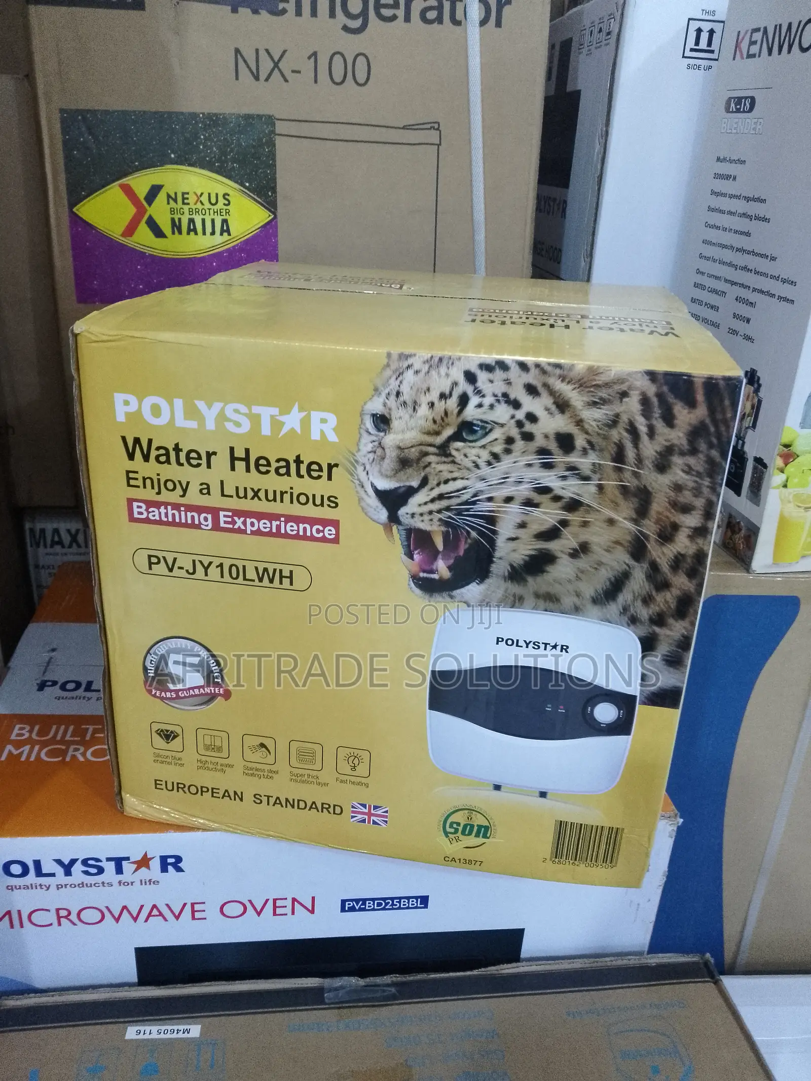 Polystar Pv-Jy10lwh – Quick Heating Electric Geyser