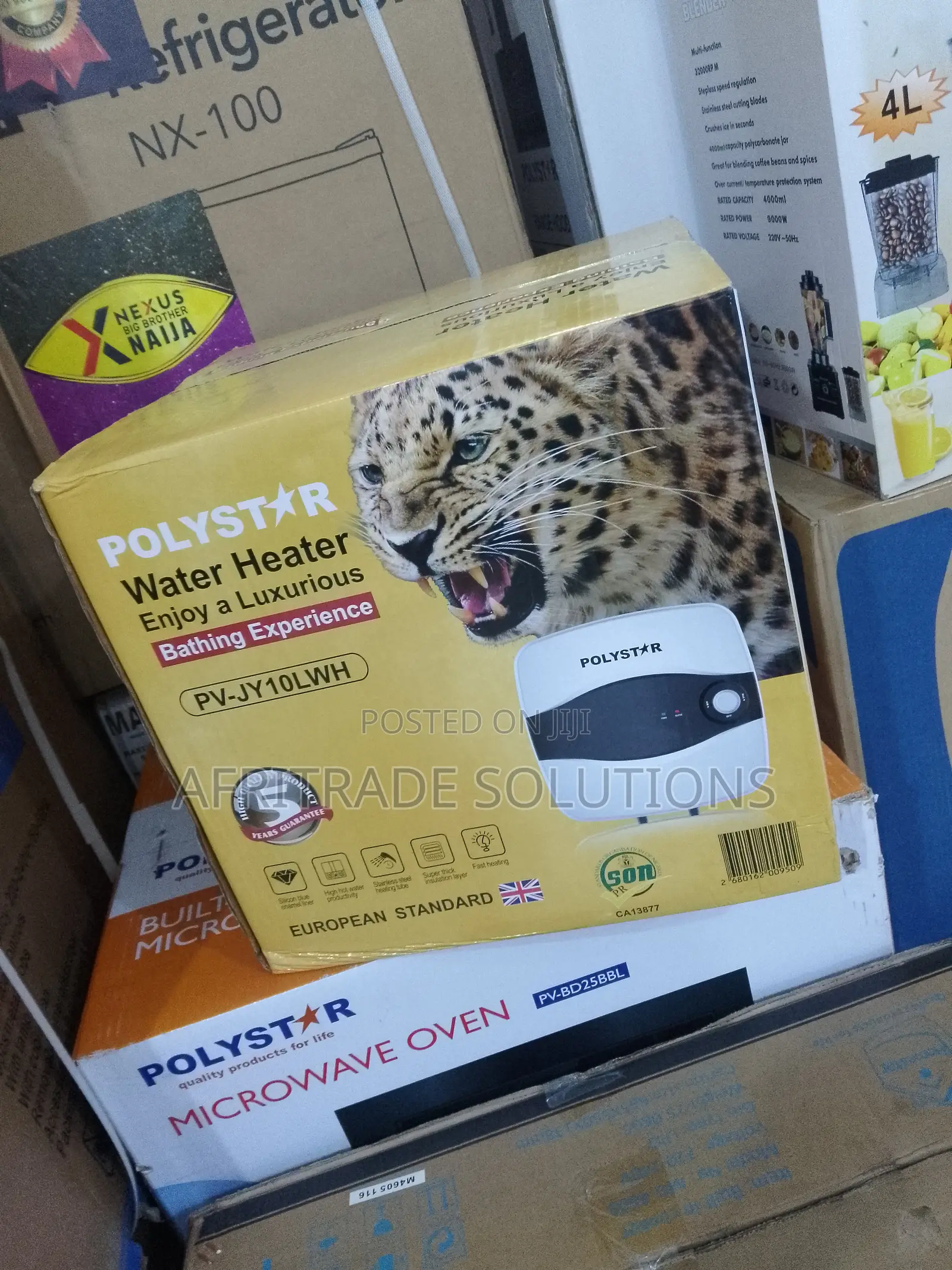 Compact Electric W/Heater for Apartments – Polystar 10l