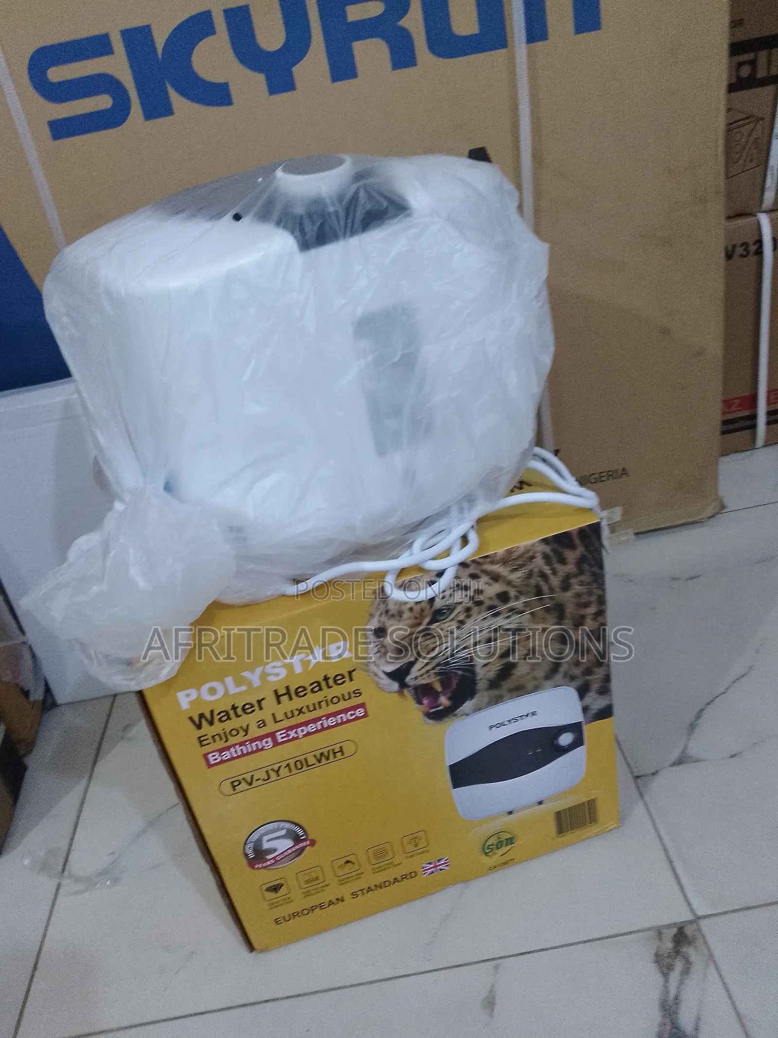 Polystar 10l Electric Geyser With Overheat Protection