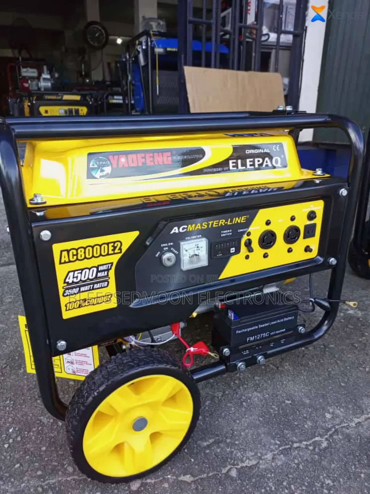 Elepaq Heavy Duty Generator Zero Noise 4.5kva(Free Delivery Ph)
