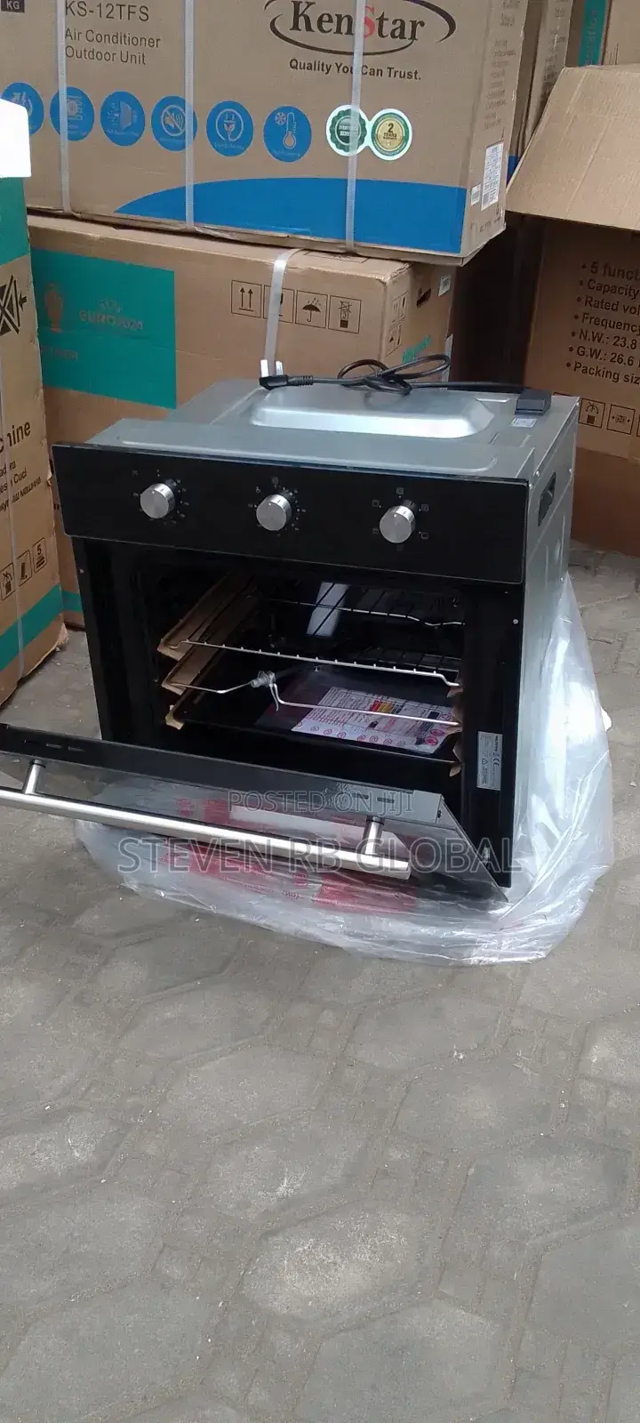 Polystar 60cm Electric Inbuilt Oven – Pv-Jy60ke