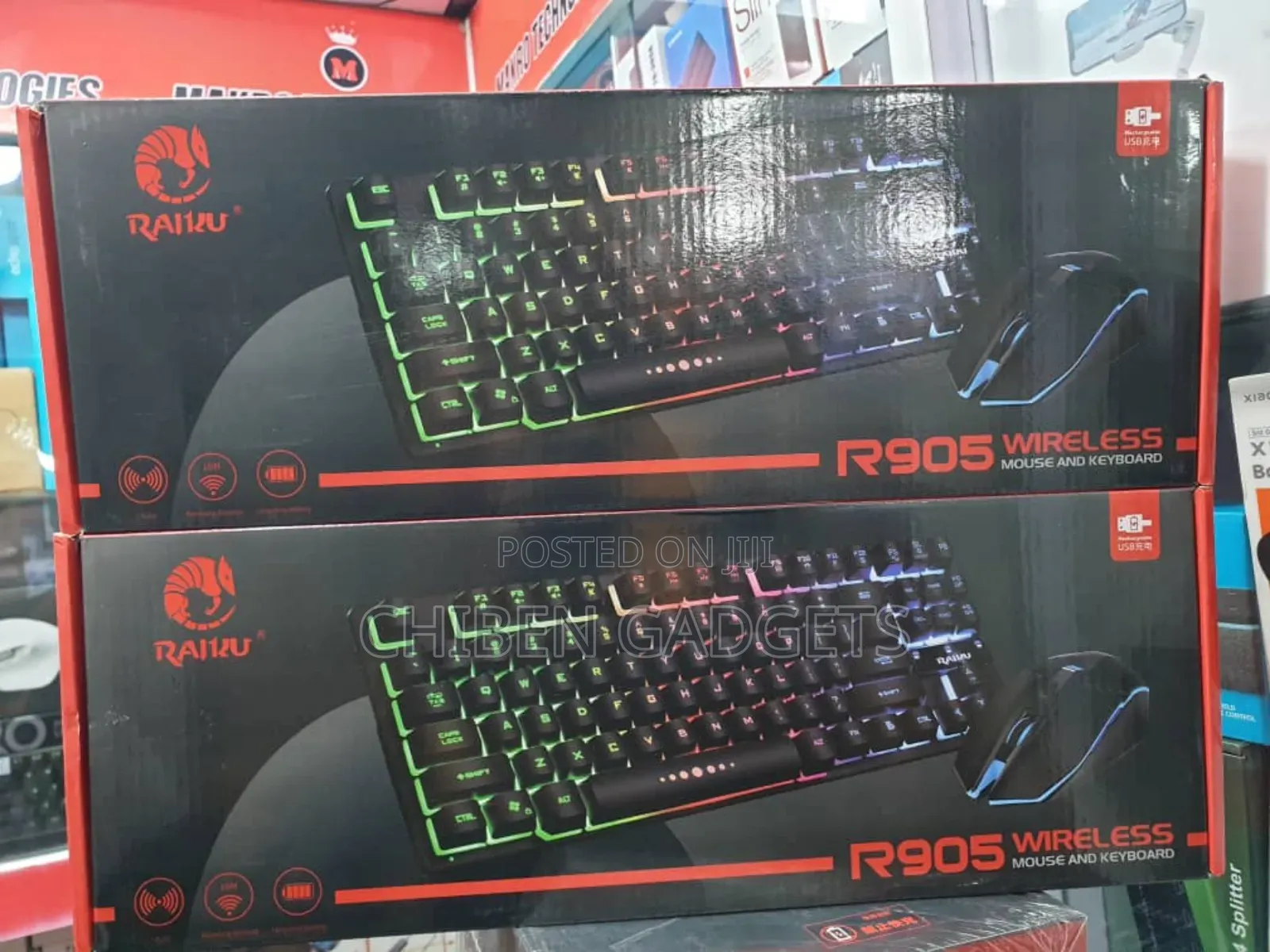 Raiku R905 Wireless Mouse and Keyboard
