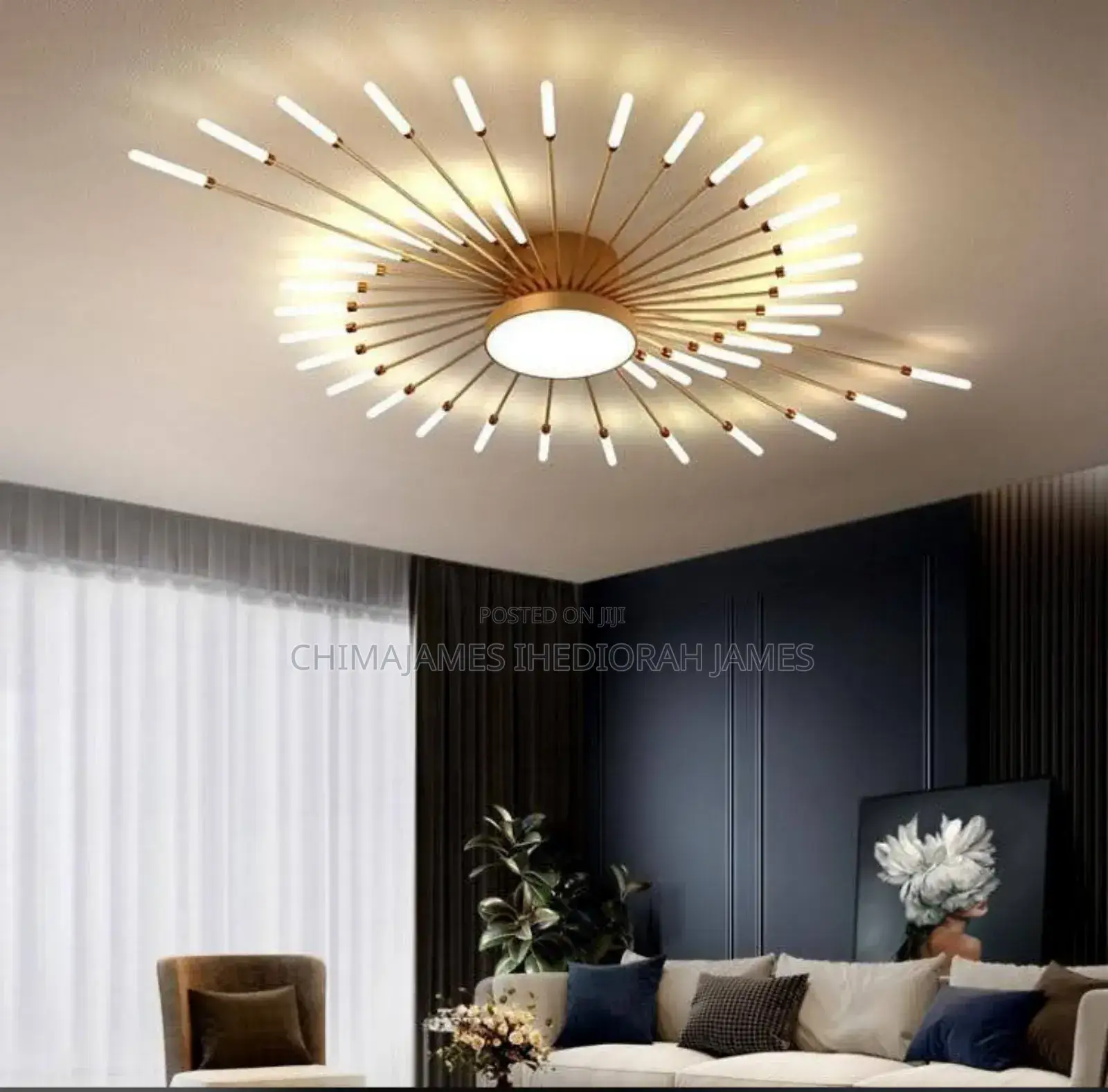 Modern Designer Led Ceiling Lamp Living Room Light Lustre