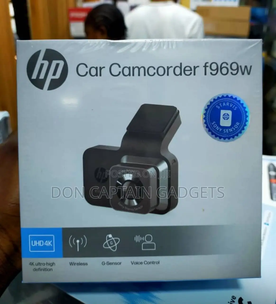 Hp Car Camcorder F969w Uhd4k Wireless Voice Control
