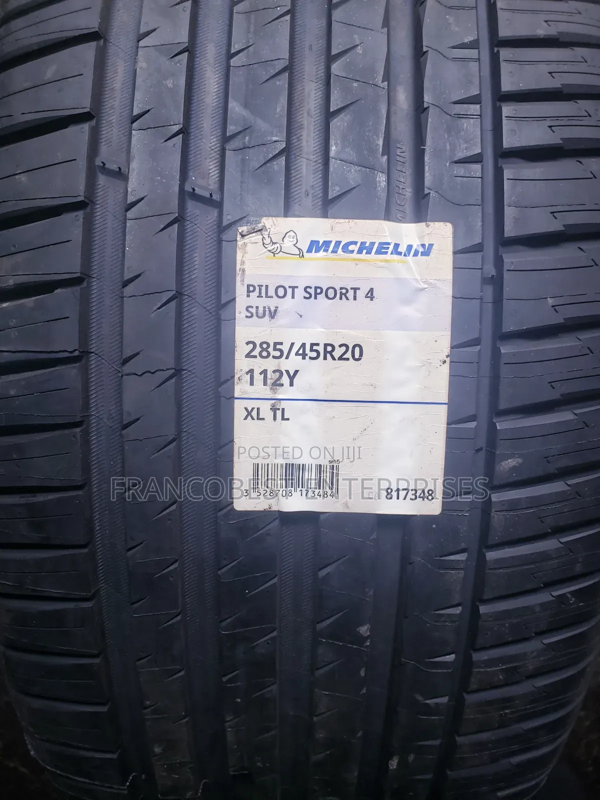 285/45r20 Michelin Tyre