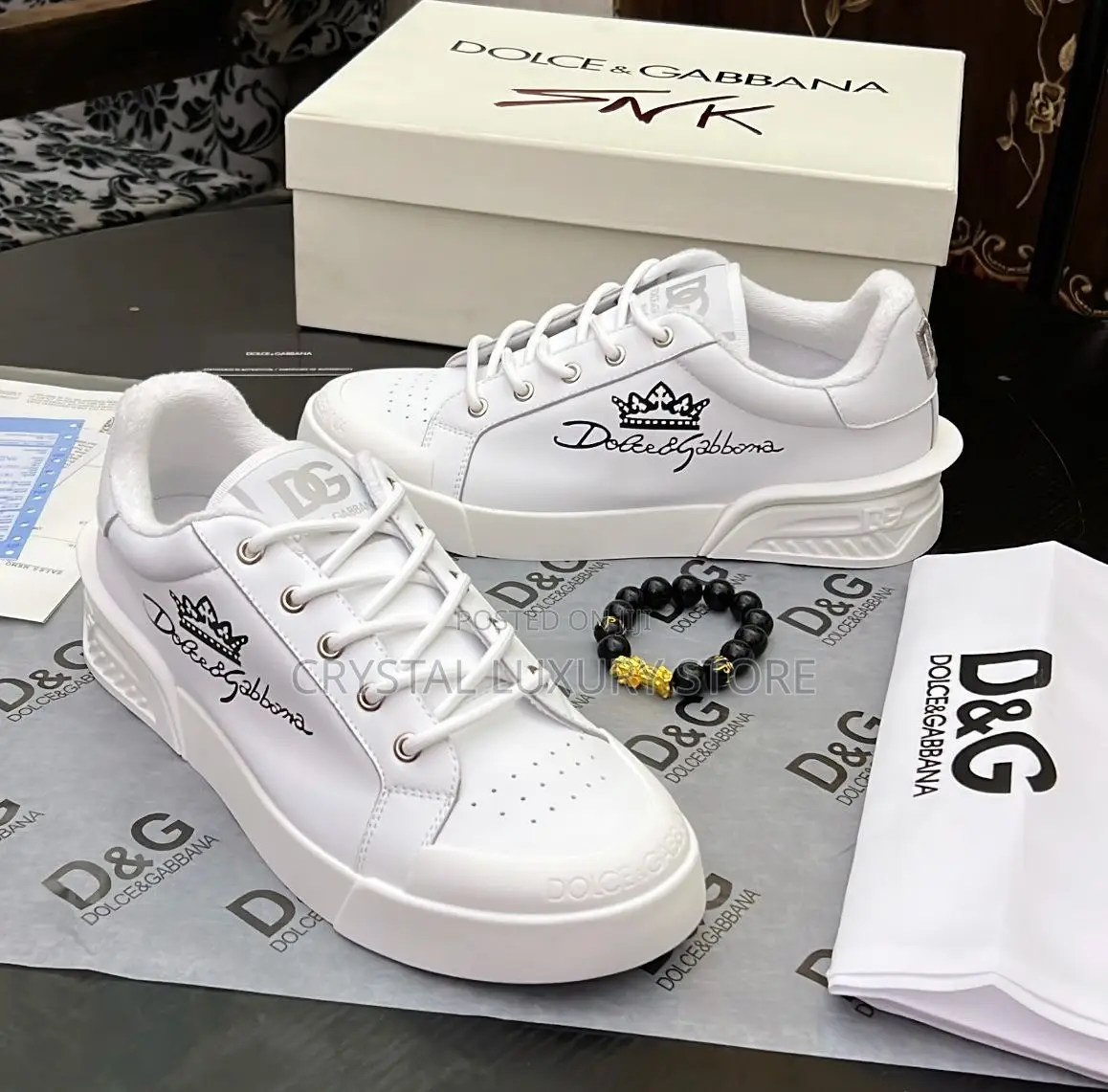 Dolce Gabbana Quality Luxury Men Sneakers