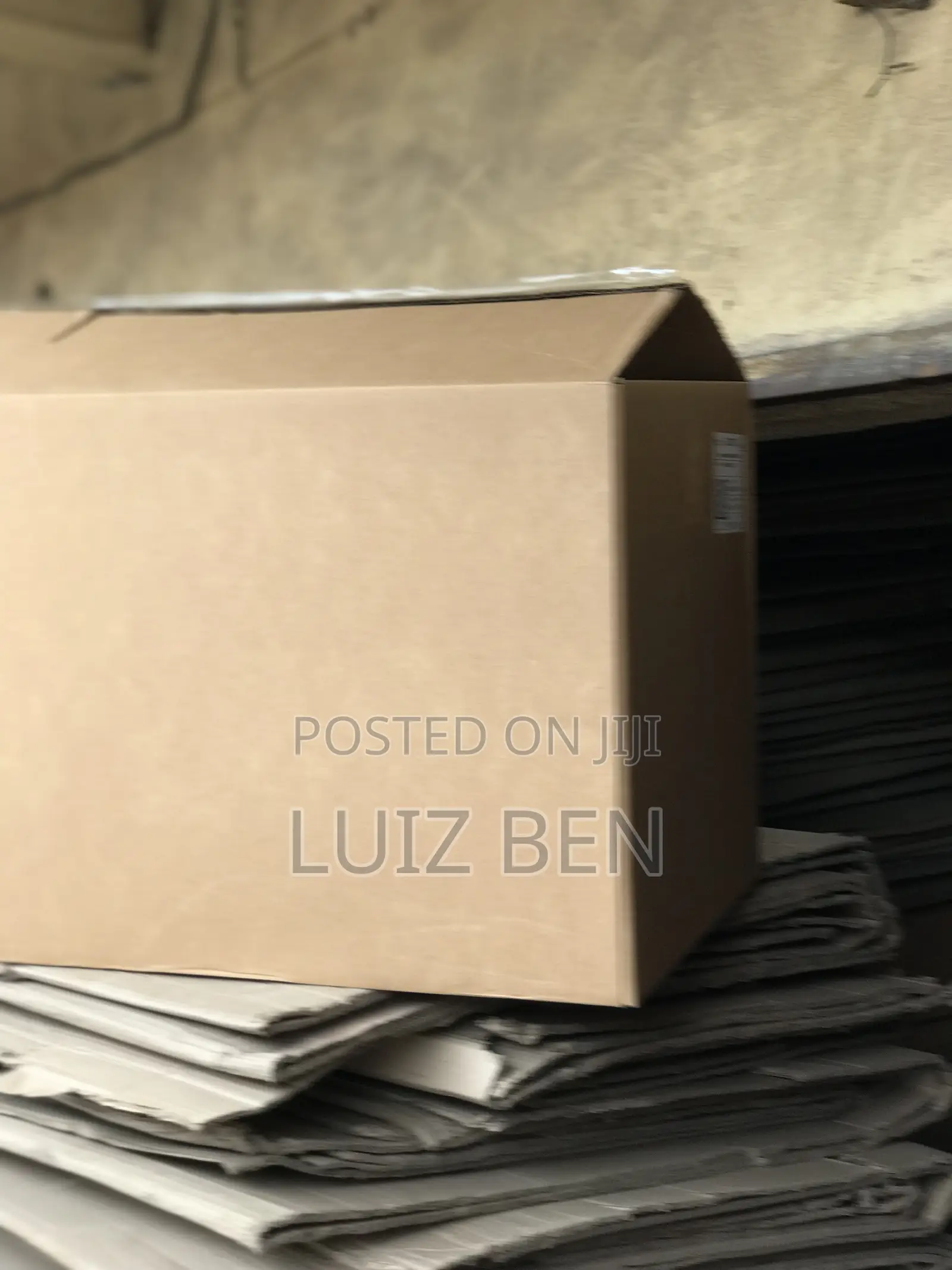 Very Neat Plain Carton as Seen on Picture