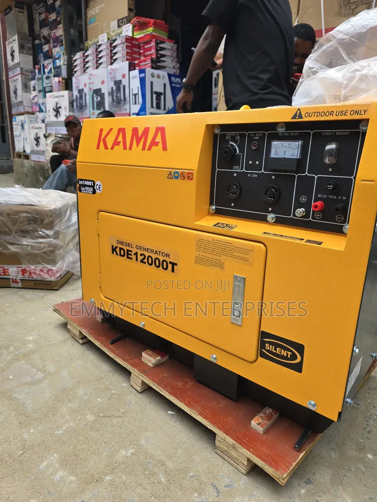 Original Kama Diesel Soundproof Gen 10kva