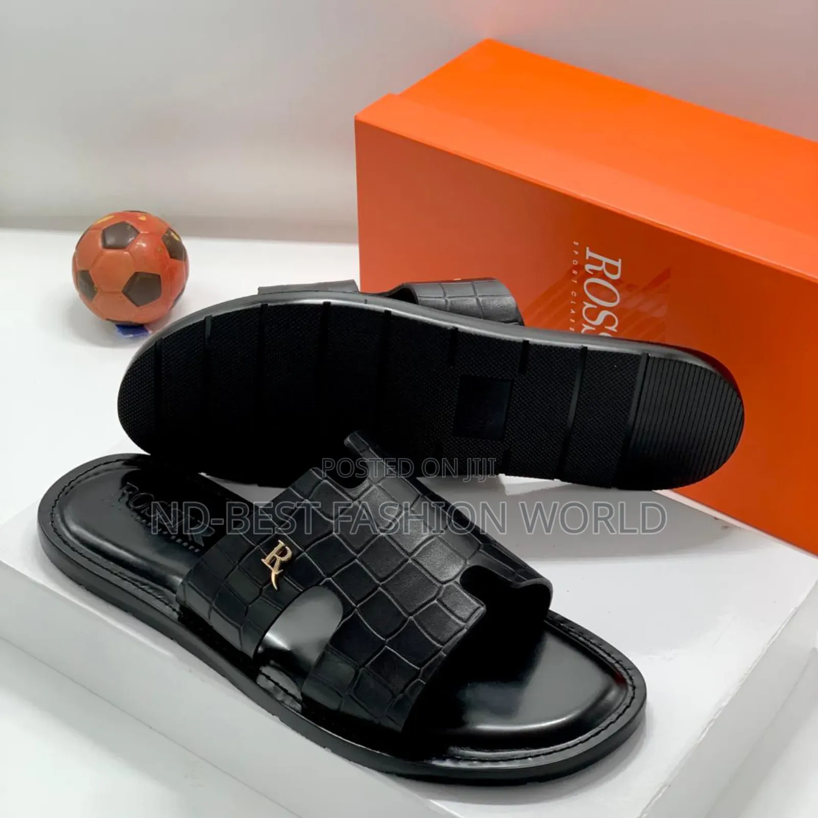 Rossi Leather Men's Slippers