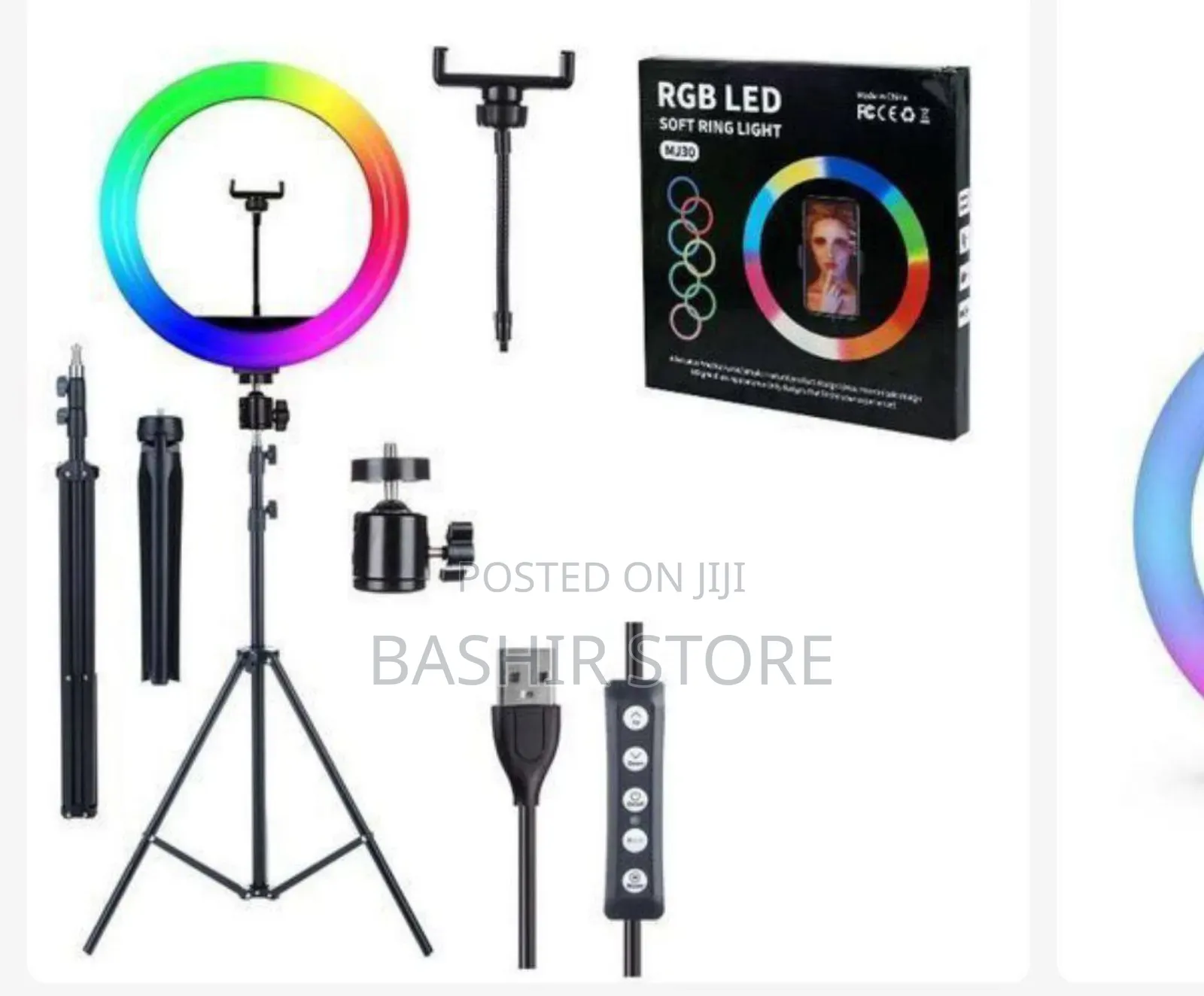 12 Inches RGB Led Soft Ring Light Mj30