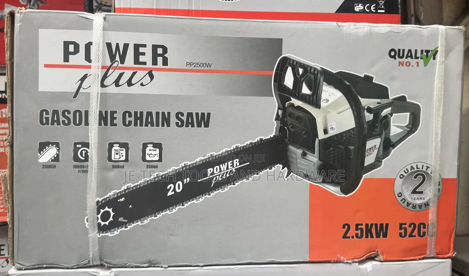 Power Plus Pp2500w Gasoline Chain Saw.