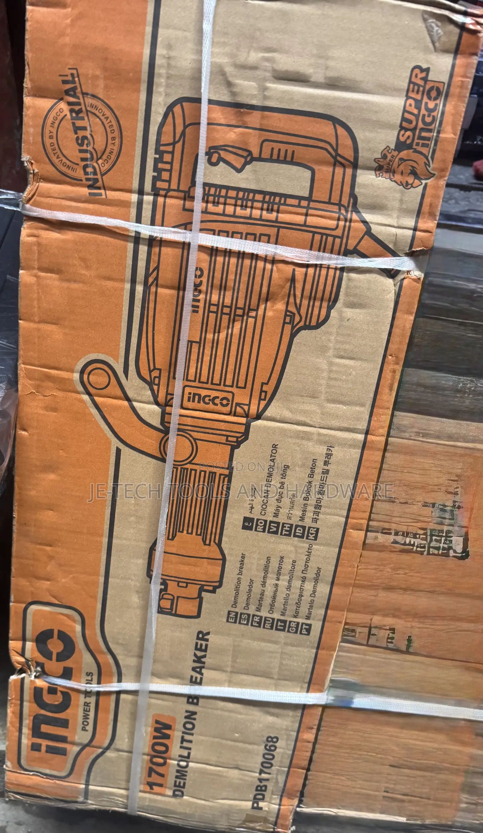 Ingco Pdb17008 1700w Heavy-duty Electric Demolition Breaker