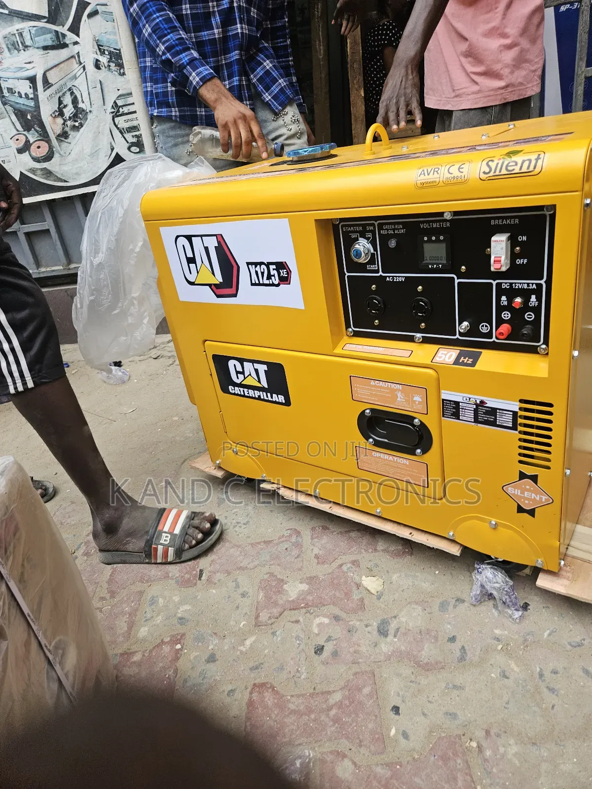 Cat 12kva Diesel Soundproof Generator