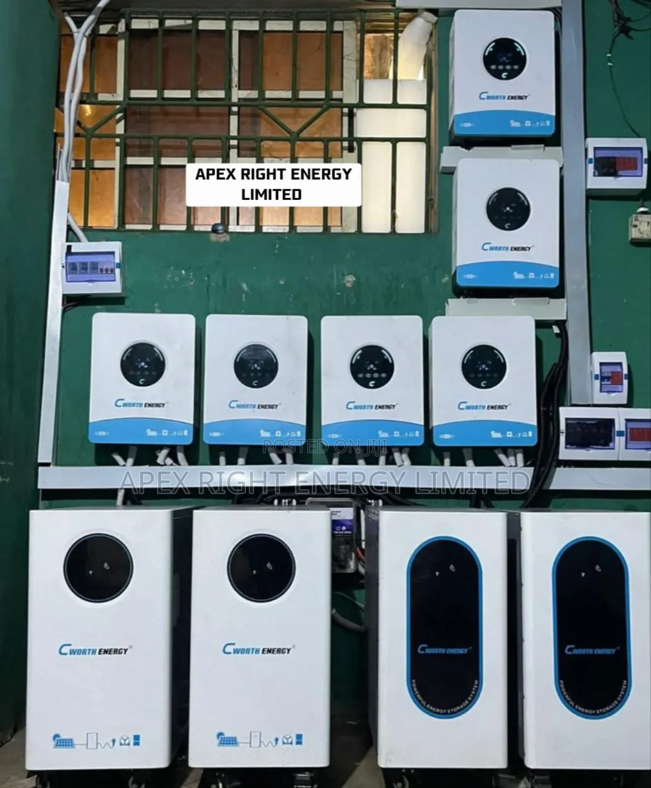 36kva Cworth Hybrid Setup+60kwh Lithium+48pcs-650w Panel