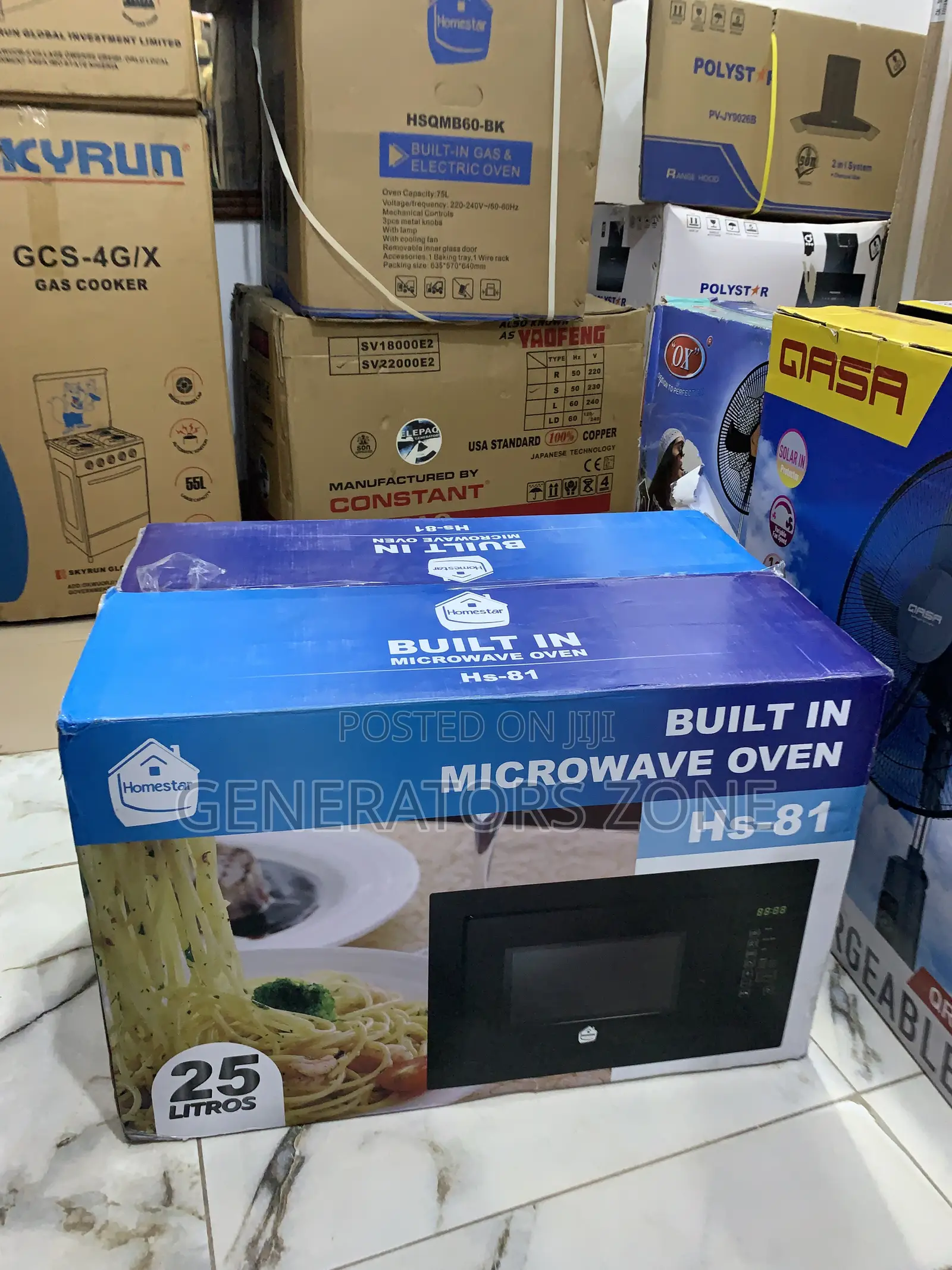 Homestar Hs-81 | Luxury Built-in Microwave | 25l Smart Oven