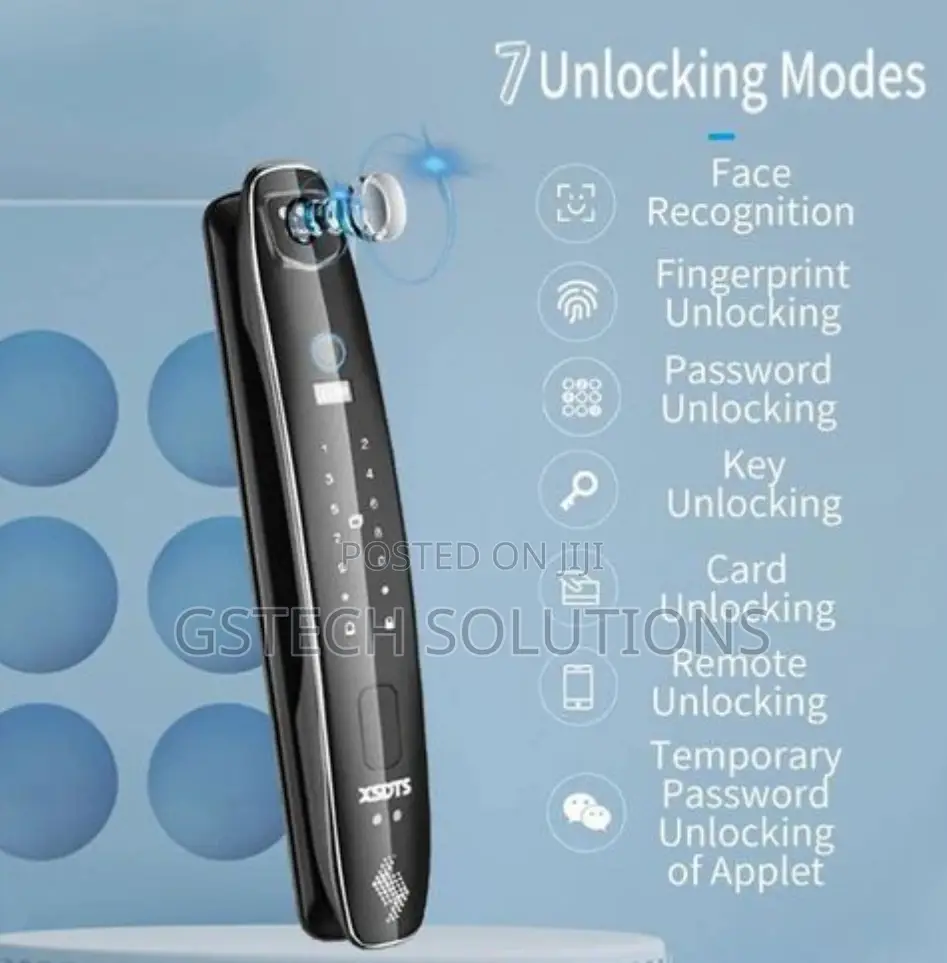 Smart Door Lock 3d Face Recognition Security Intelligent