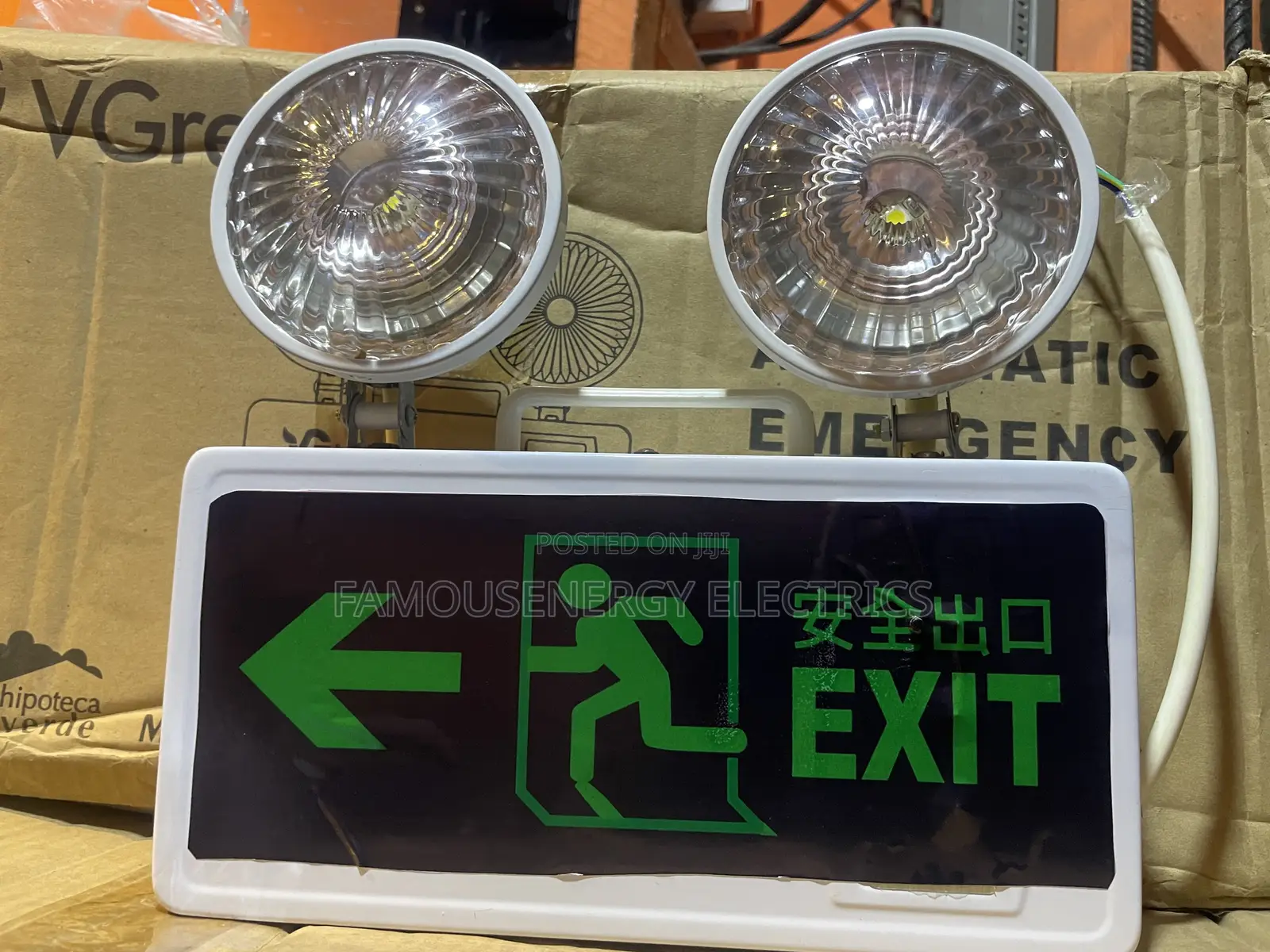 Automatic Twin Spots Emergency Lights
