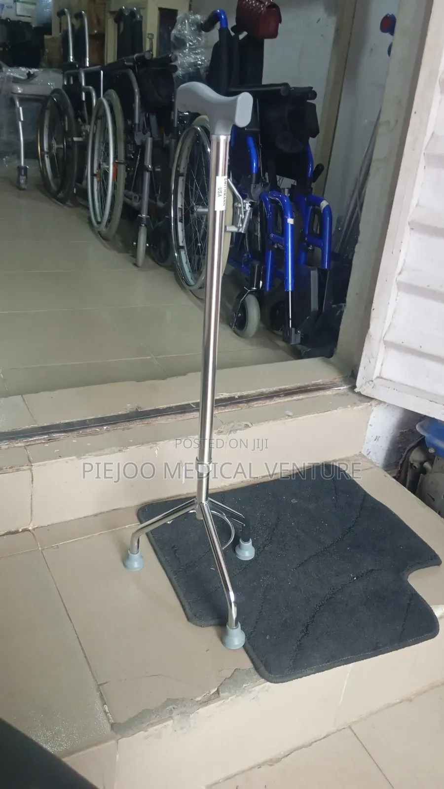 Triple Stand Walking Stick