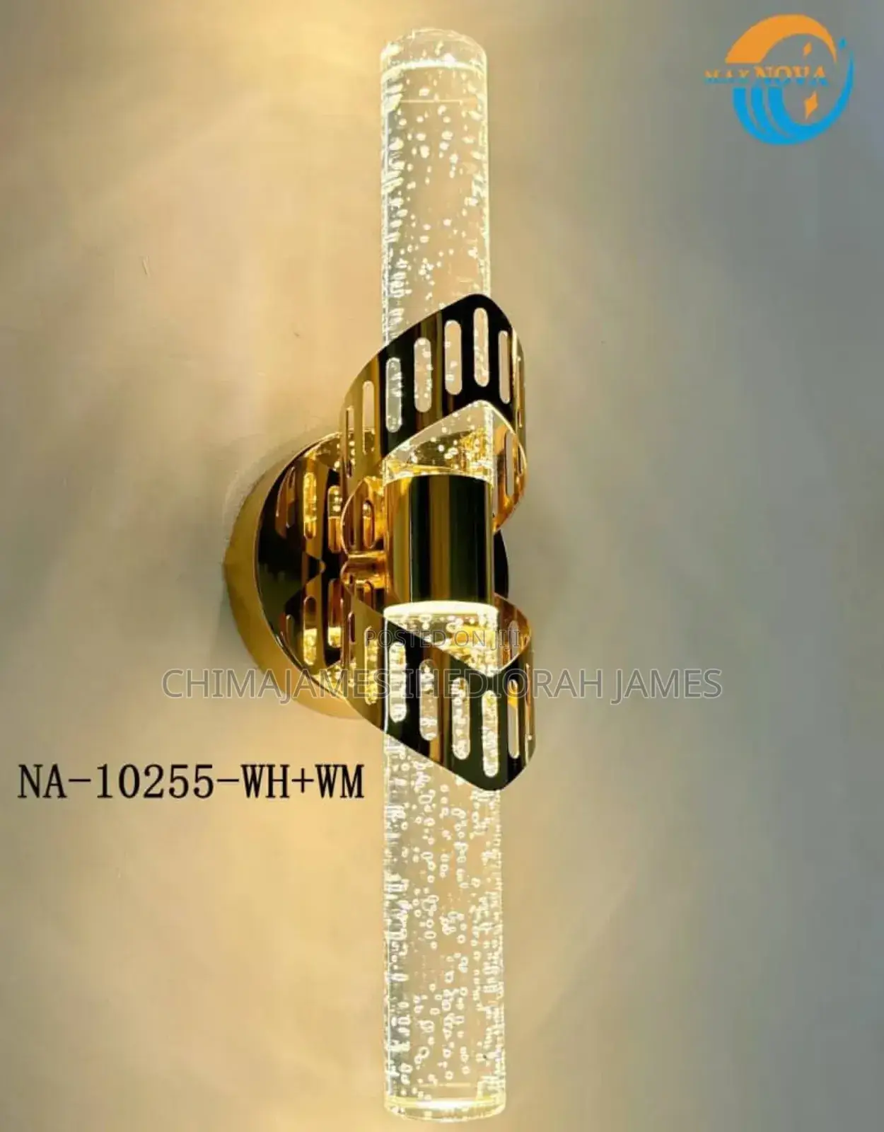 Ggbingo Modern Bubble Crystal Led Wall Lamps Bathroom Living