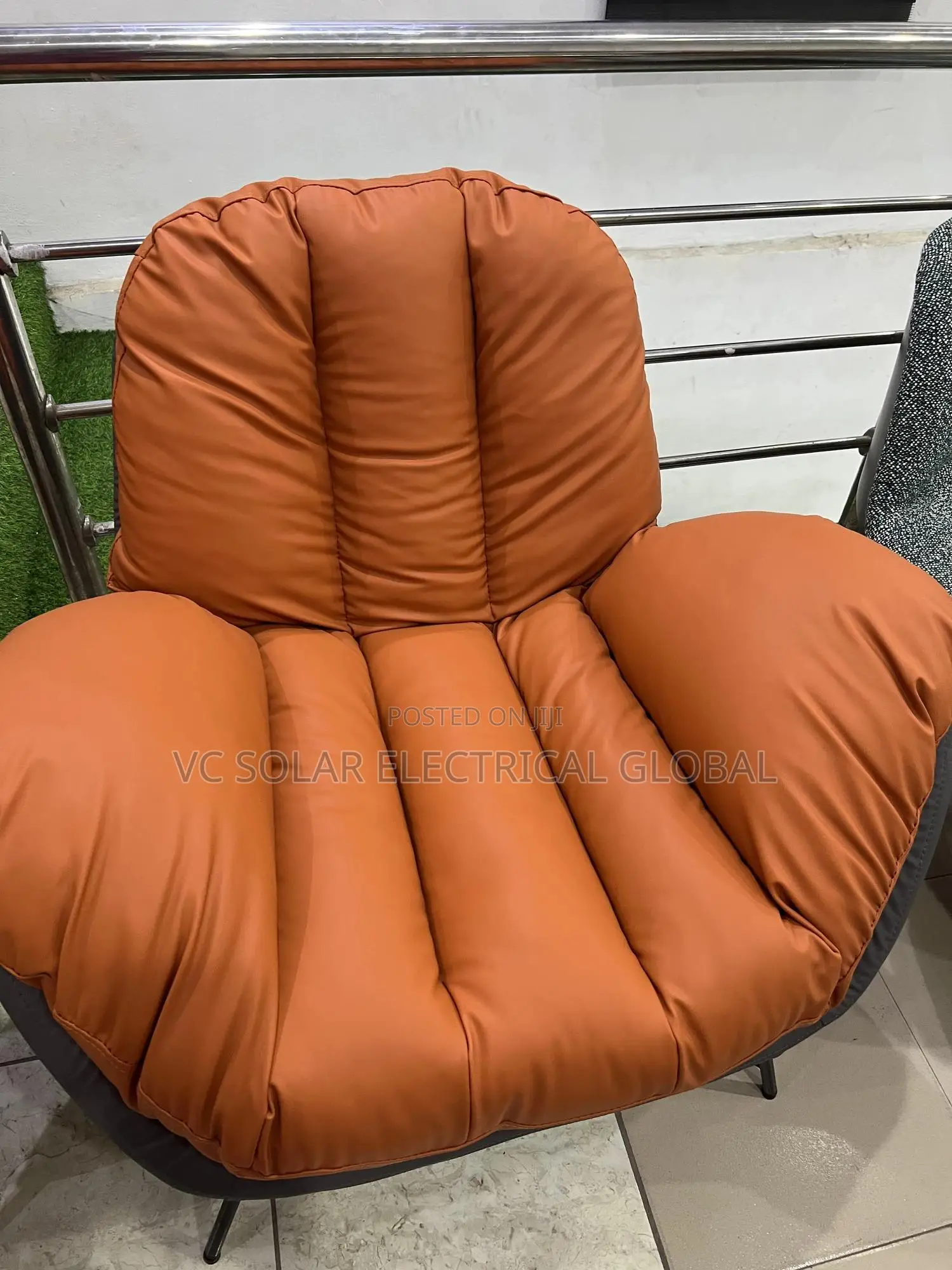 Orange Luxury Accent Chair