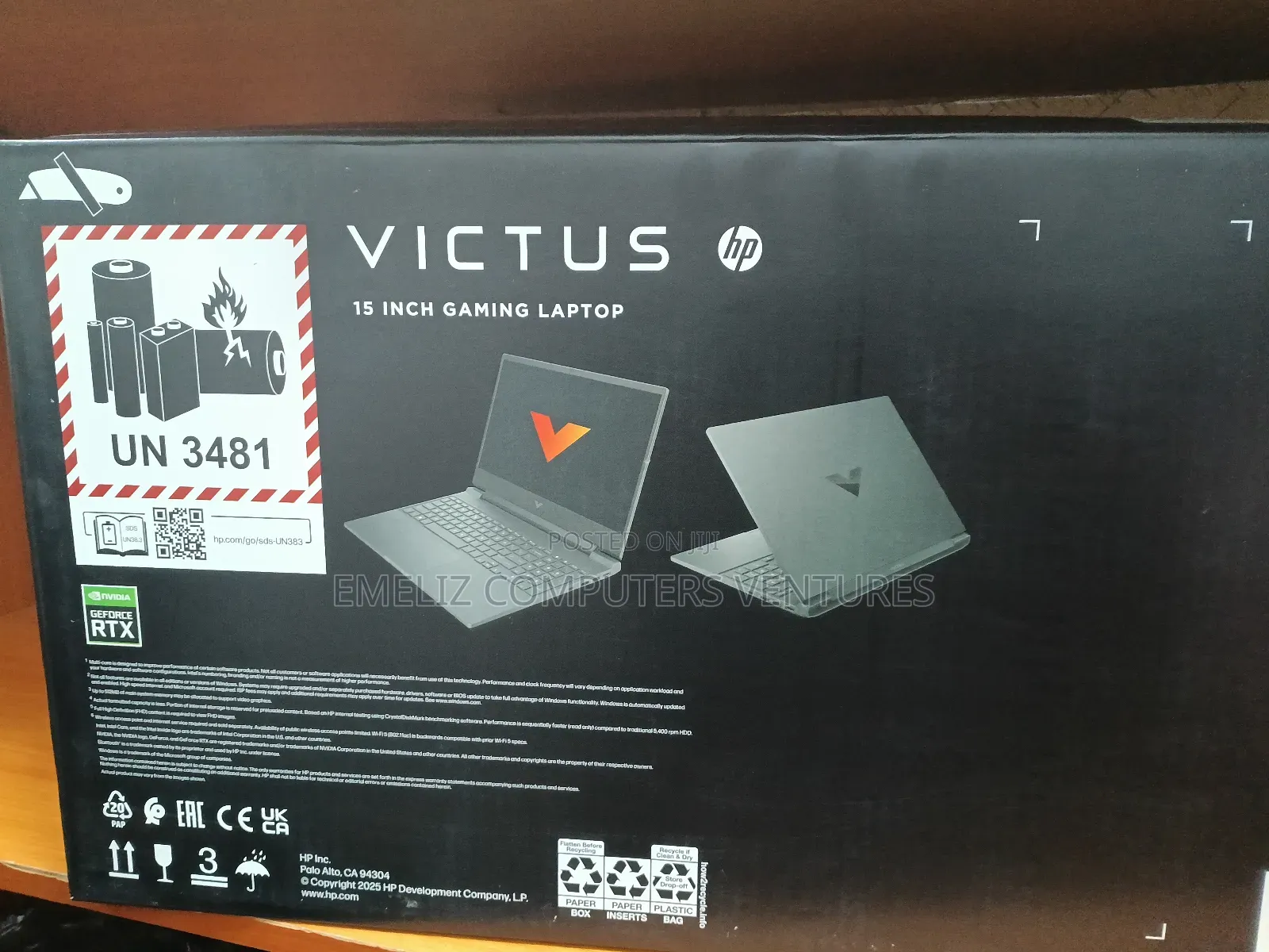 New Laptop HP Victus 15 16GB Intel Core i5 SSD 512GB