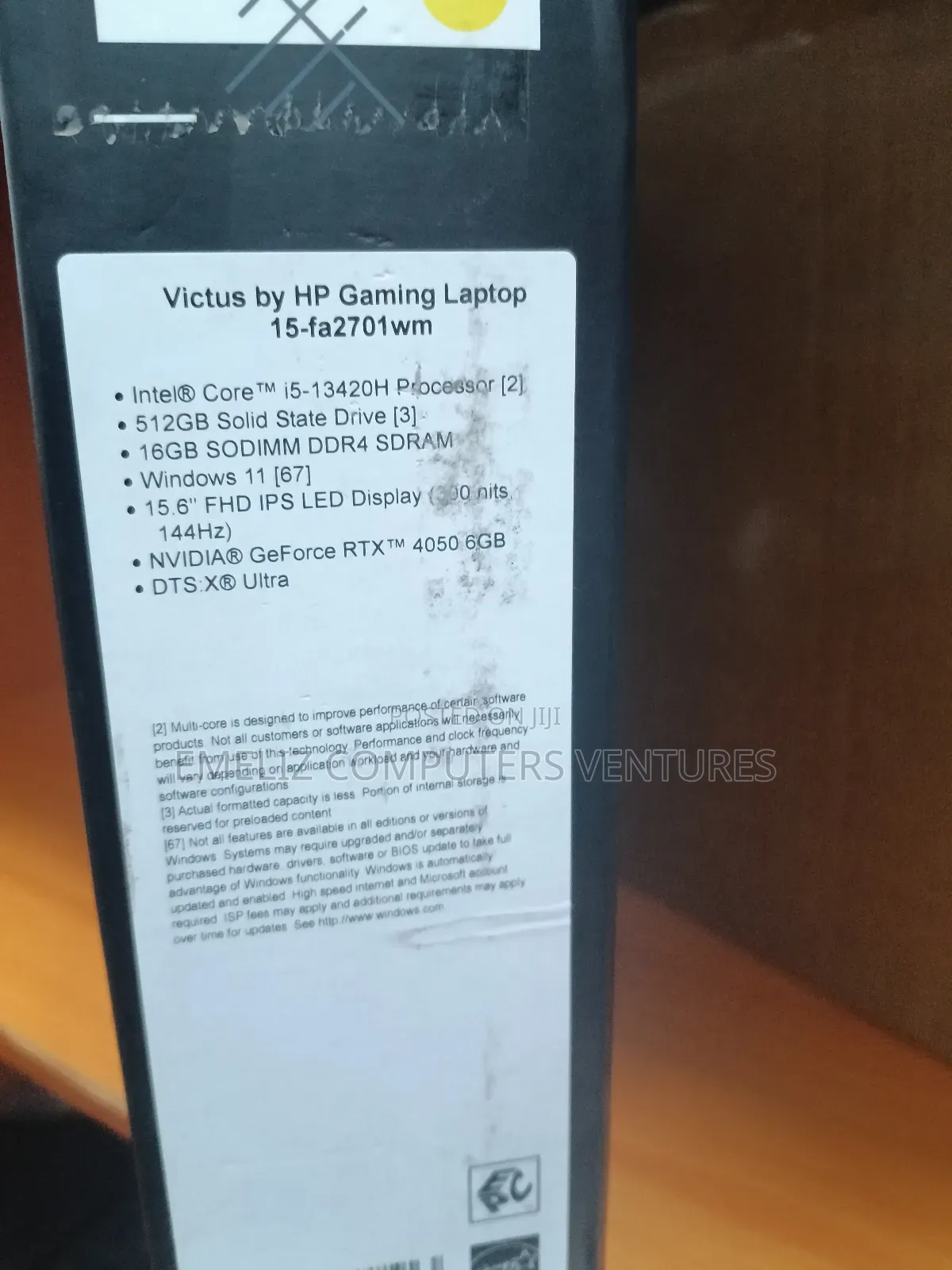 New Laptop HP Victus 15 16GB Intel Core i5 SSD 512GB