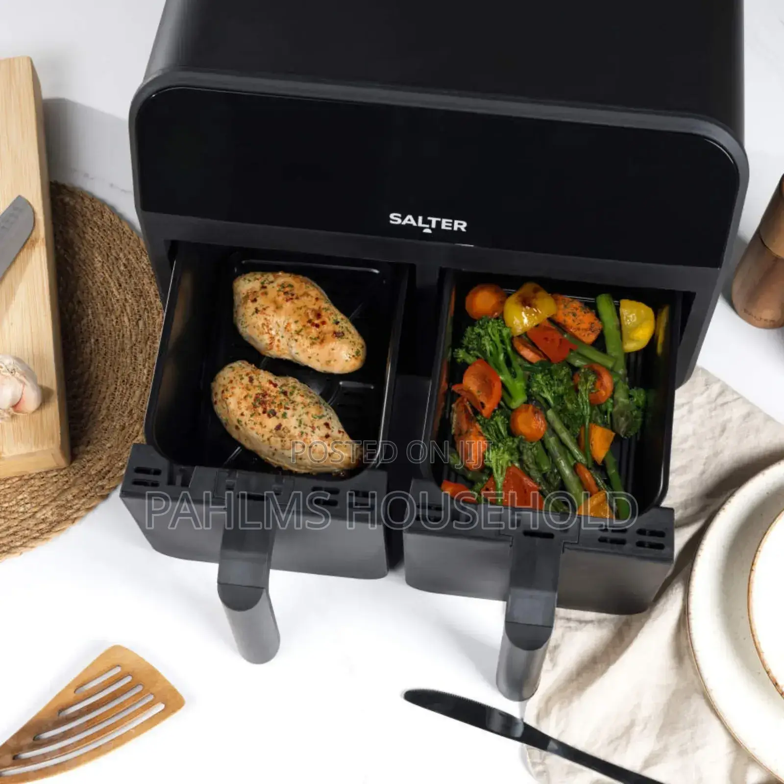 Salter Dual Basket 7.4liter Air Fryer