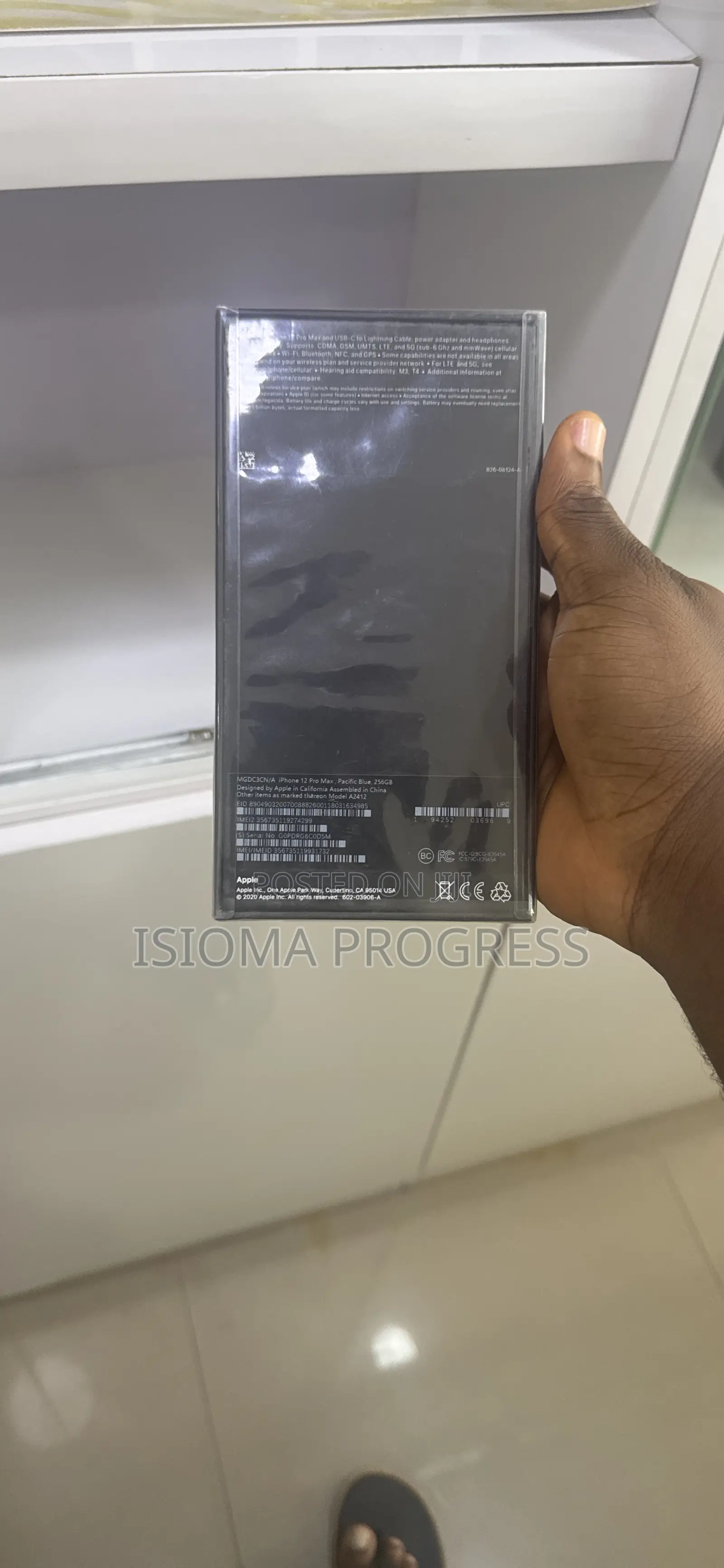 New Apple iPhone 12 Pro Max 256 GB Blue