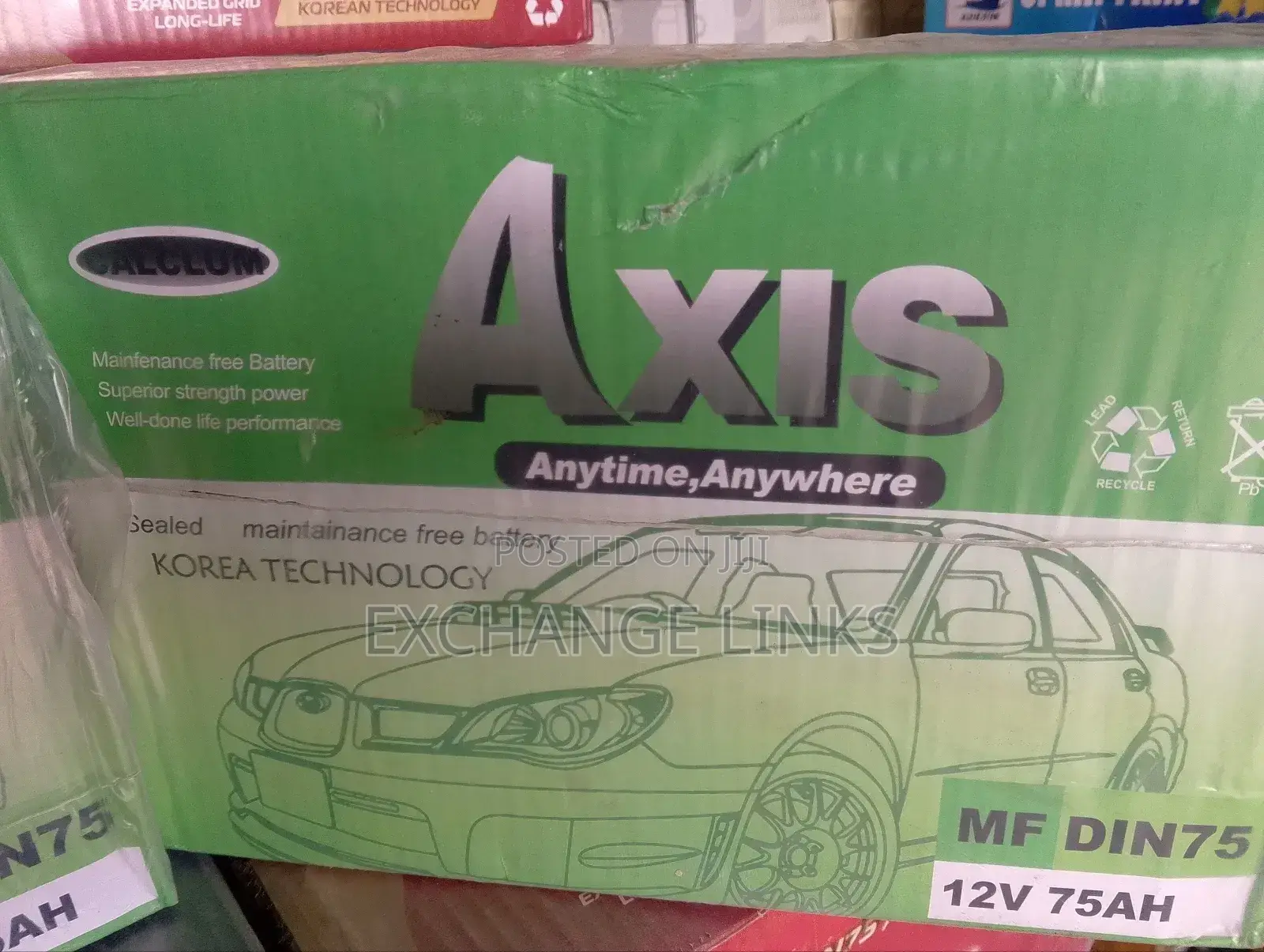 S Direct Korea Battery 75ah Toyota Cars