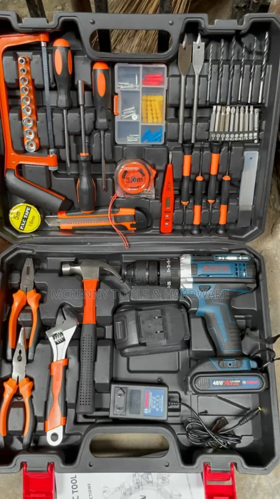 Bosch Cordless Screwdriver Machine 28-Piece Set 48v.