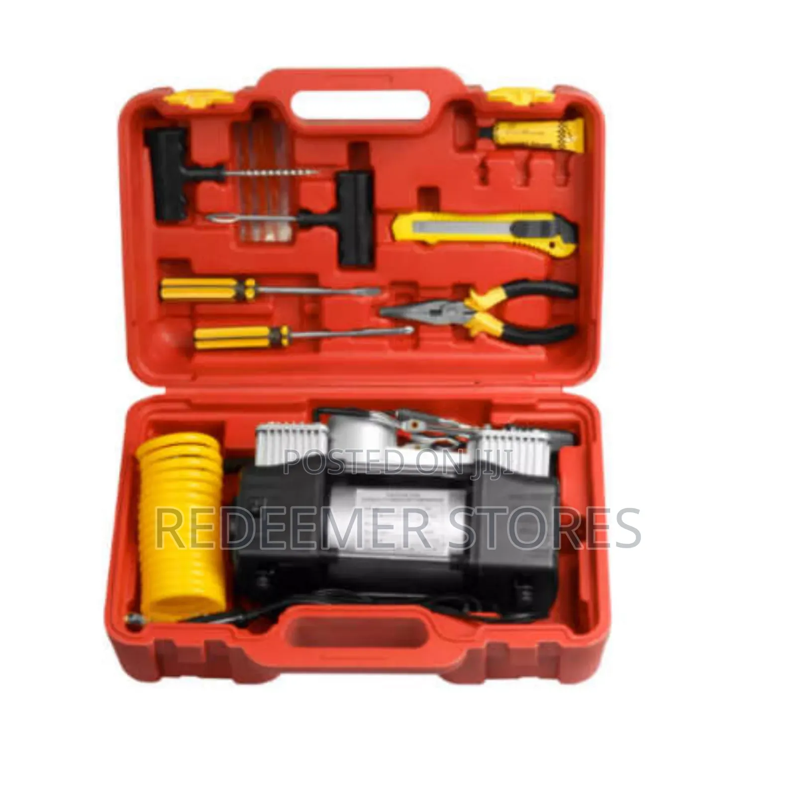 12v Double Cylinder Air Compressor Inflation Pump (Tool Box)
