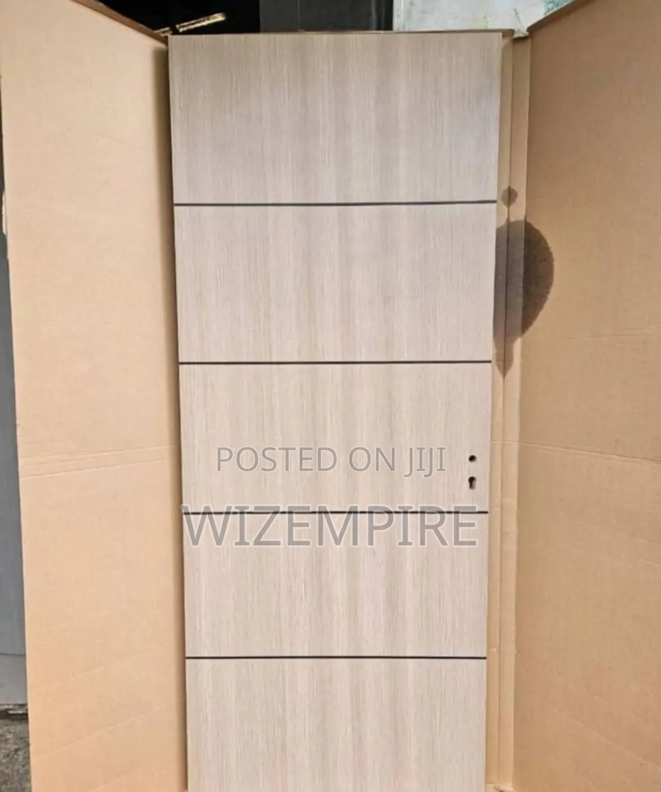 3ft Wooden Doors With Chrome Frame Keys and Engine Available