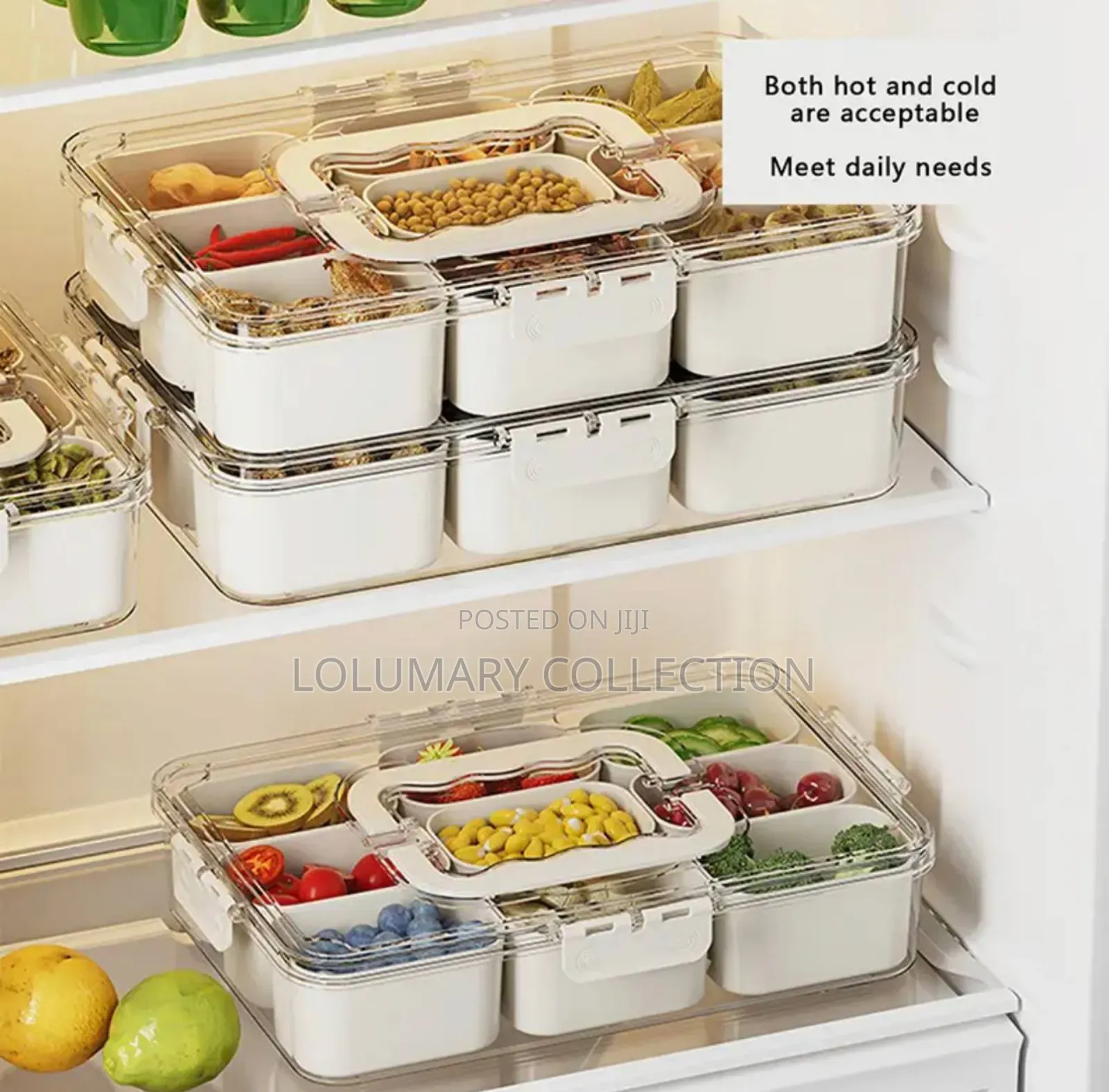 Multipurpose Transparent Storage Box – 9 Detachable