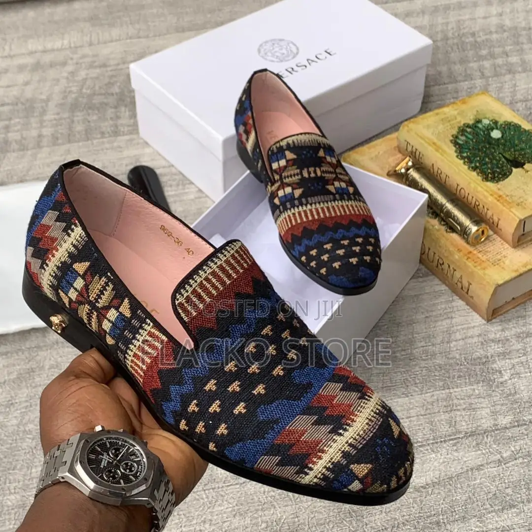 Original Versace Vintage Casual Loafers Shoes