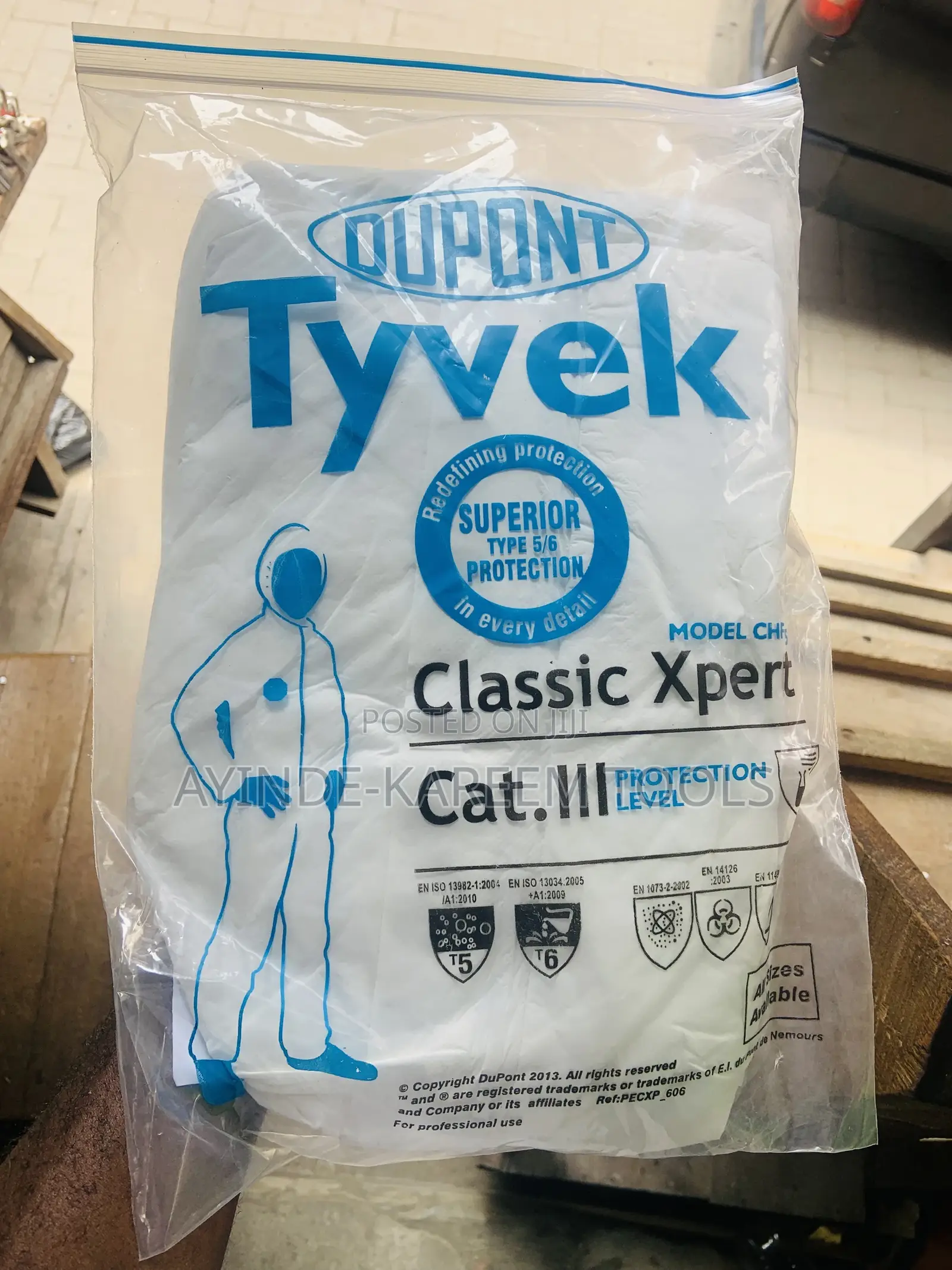 Tyvek Classic Xpert Cat. Iii Protective Coverall