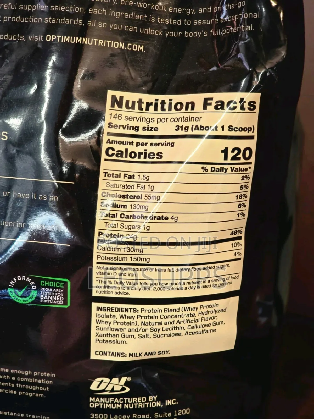 Optimum Nutrition Gold Standard 100% Whey 12lb